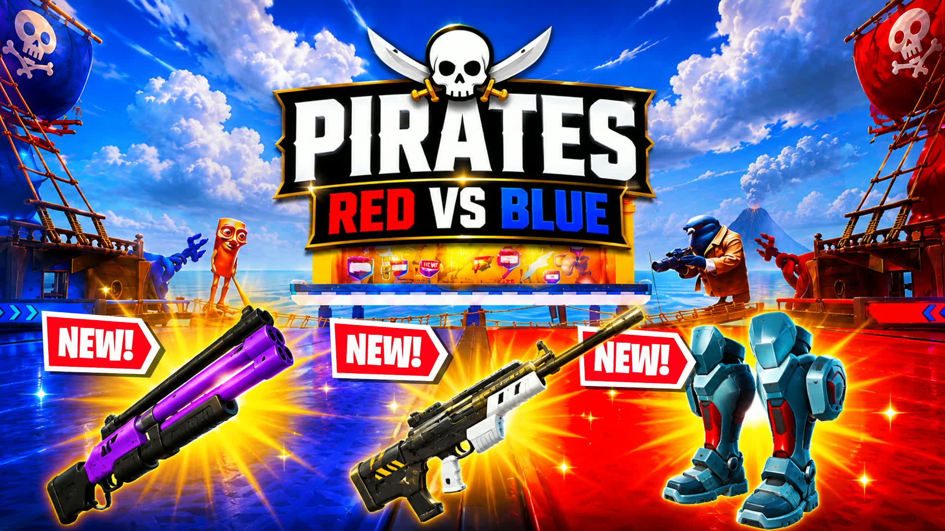 PIRATES RED VS BLUE 🏴‍☠️