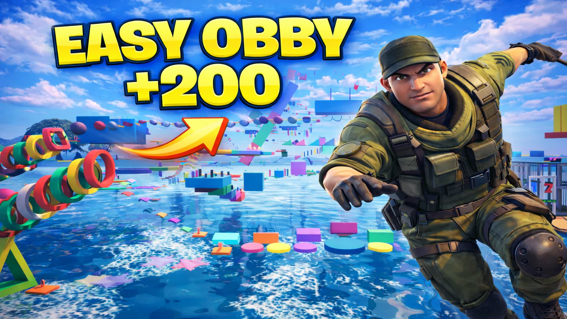 Super Easy 🌈 OBBY 200+