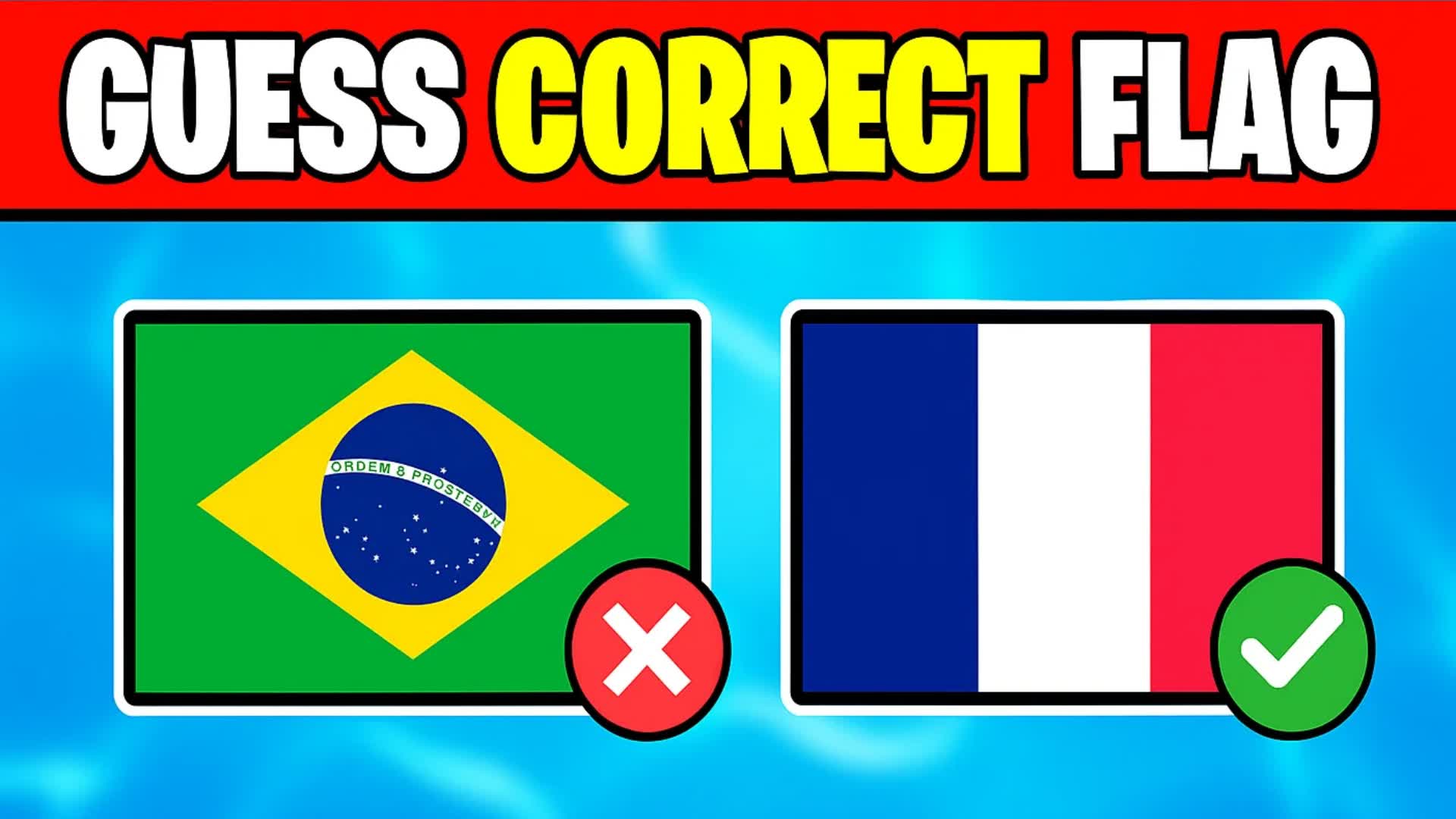 GUESS THE FLAG 🔎 PARKOUR MINIGAME 🧩