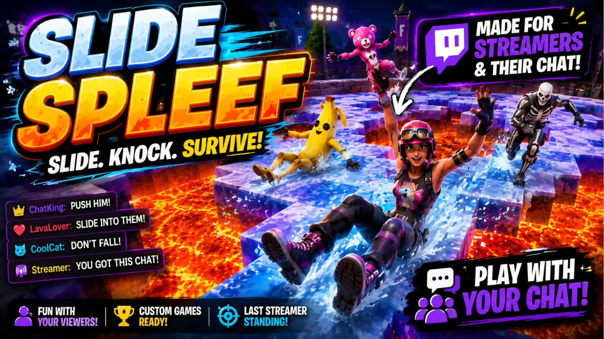 Slide Spleef for Streamers