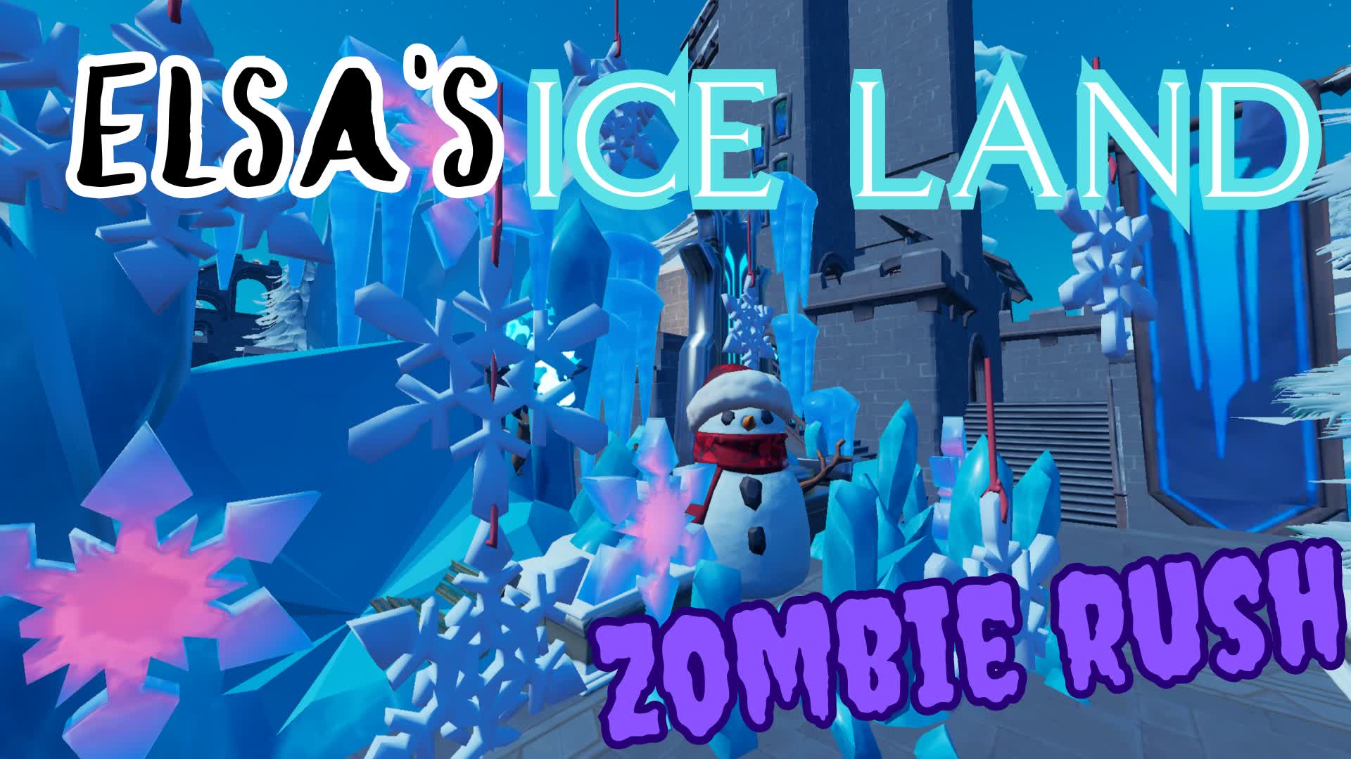 Elsa's ICE LAND Zombie Rush