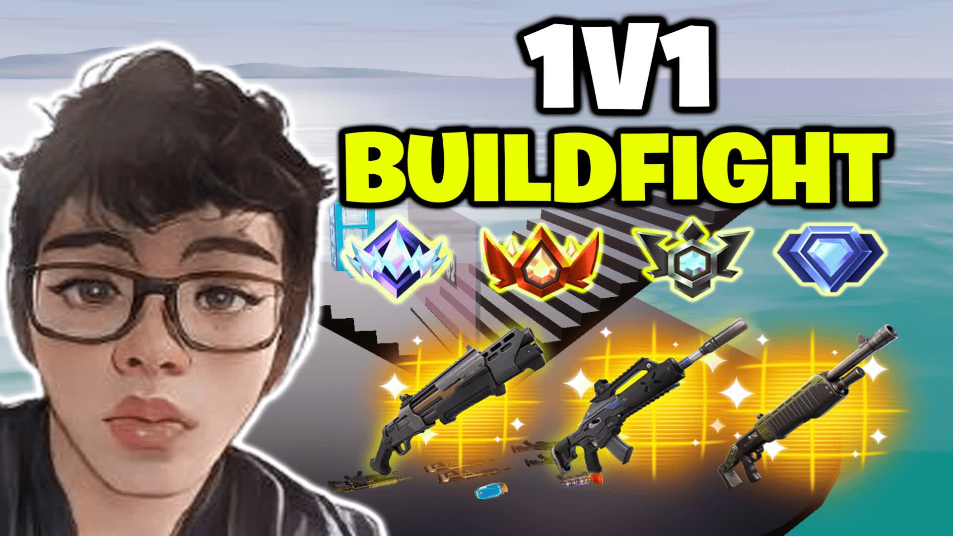 ASIANJEFF 1V1 BUILDFIGHT🏆REALISTIC 1VS1