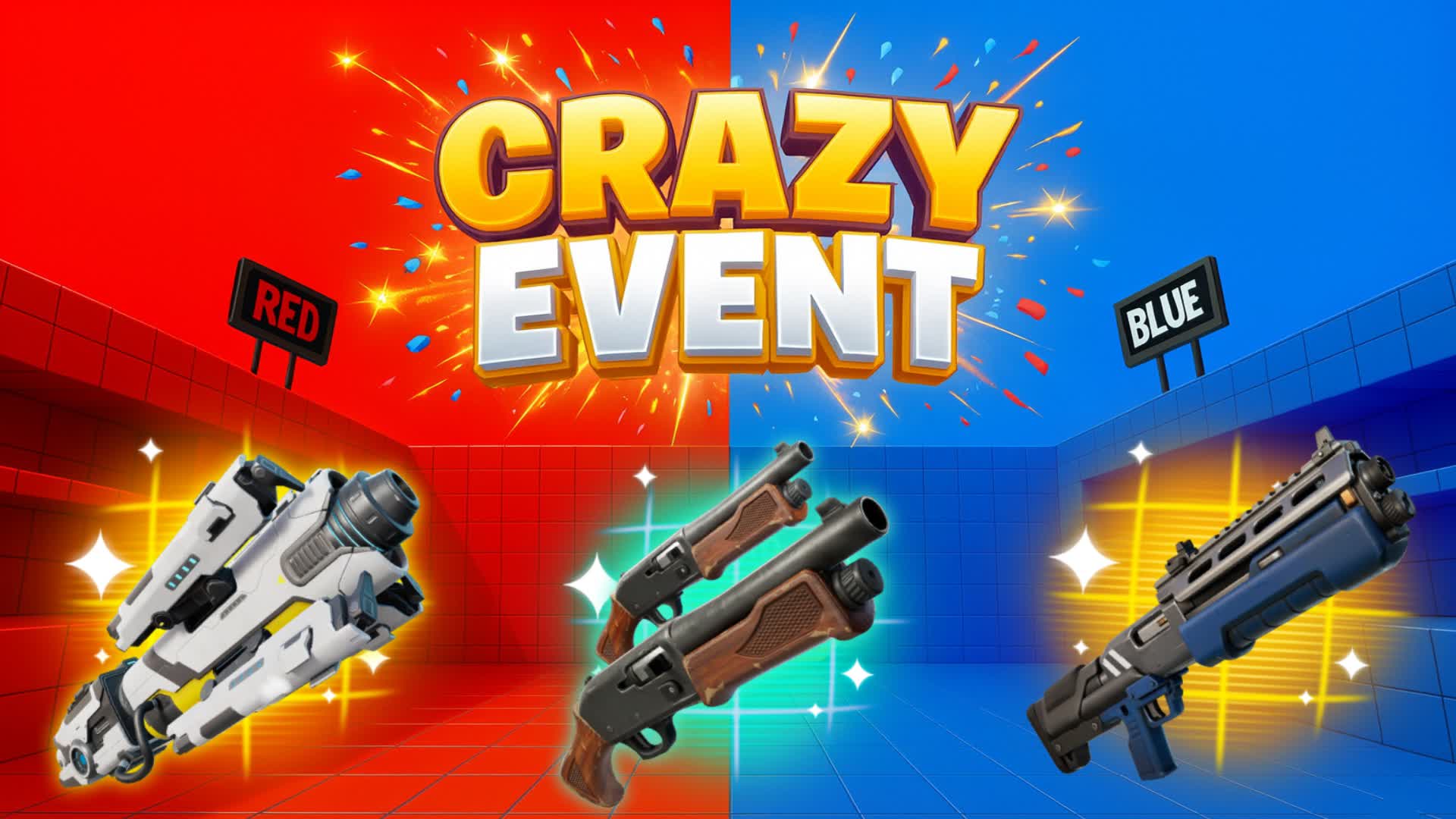 🌀 CRAZY EVENTS! 🌀 🔴 Red vs Blue 🔵
