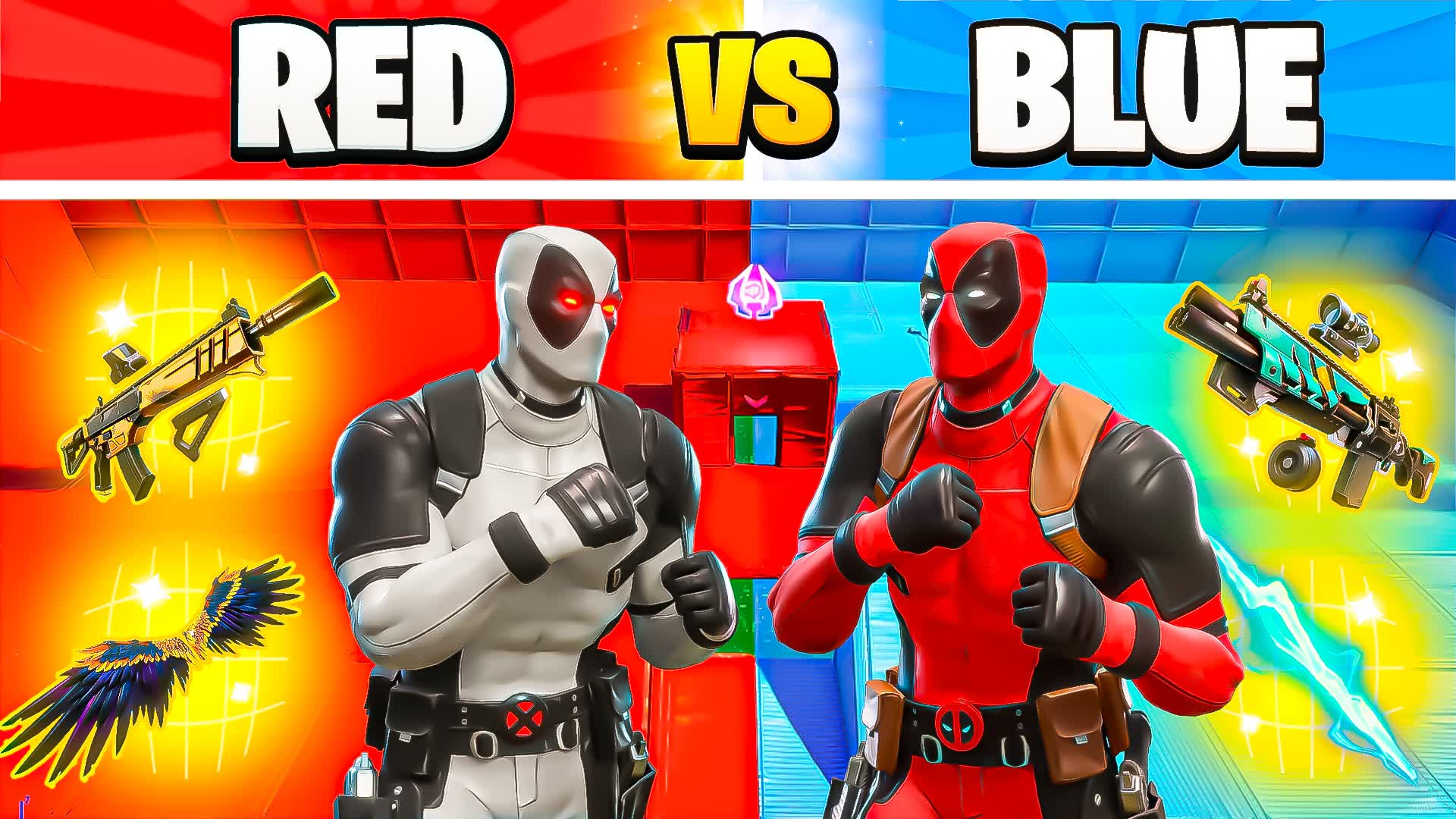 HORROR DEADPOOL RED VS BLUE 🔴🔵