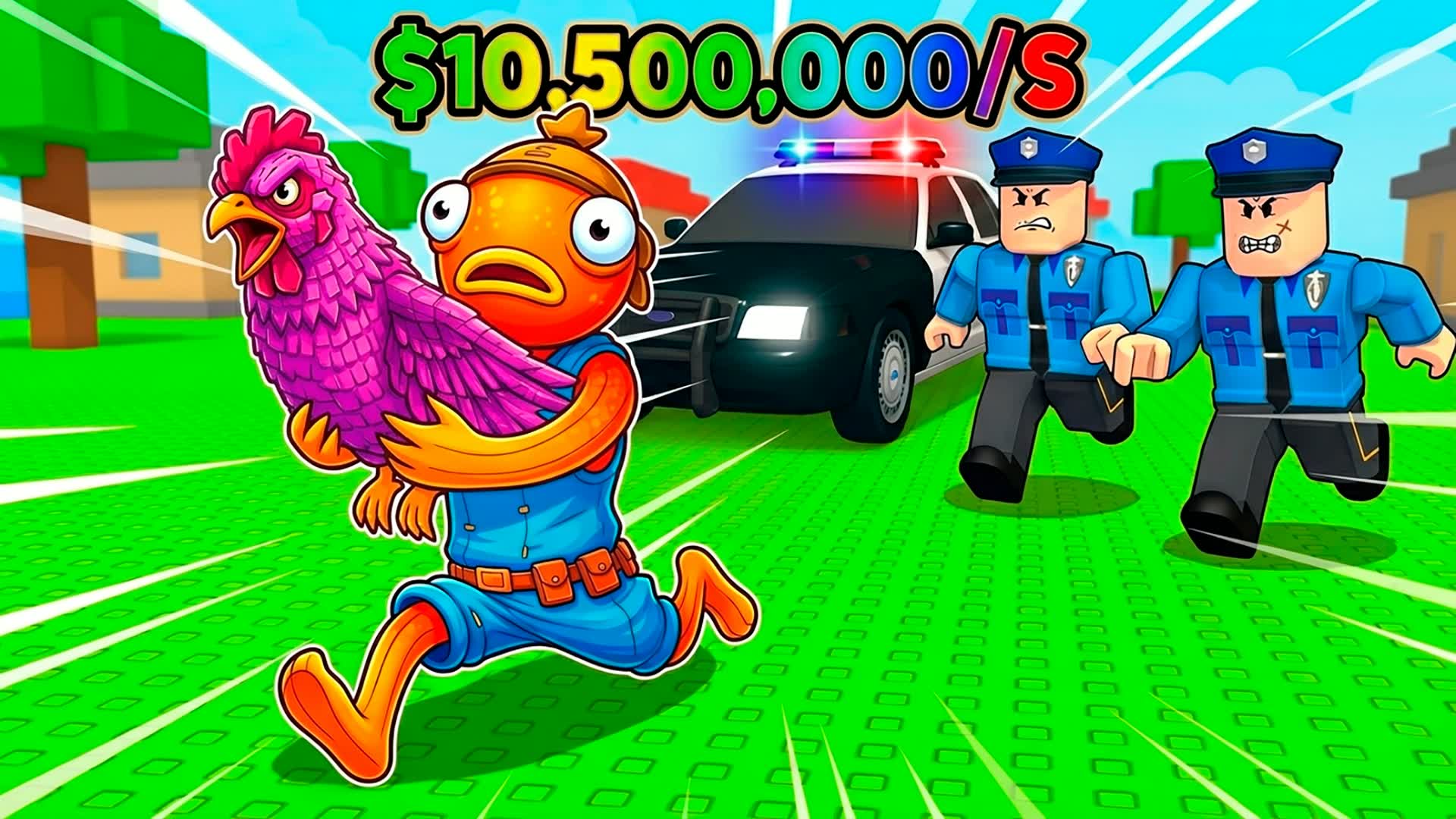 ESCAPE POLICE FOR BRAINROTS