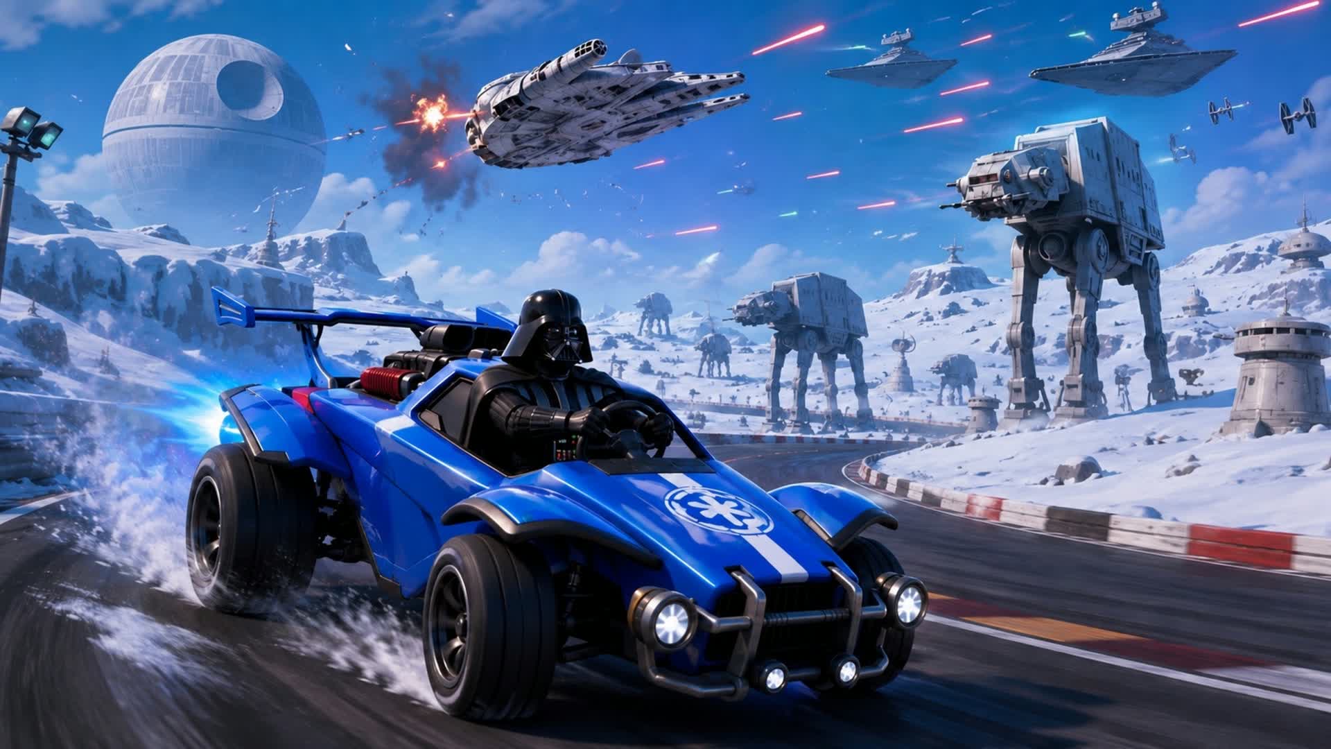 Star Wars: Hoth Car Parkour