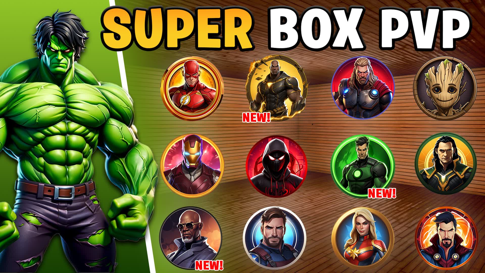 🦸SUPER BOX PVP📦ALL HEROES