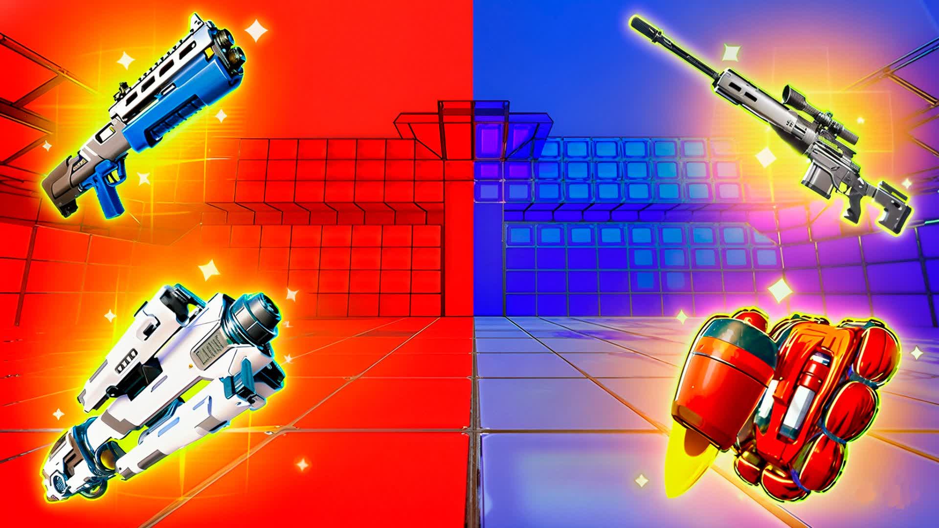 RED VS BLUE🔵🔴 - FREE FOR ALL
