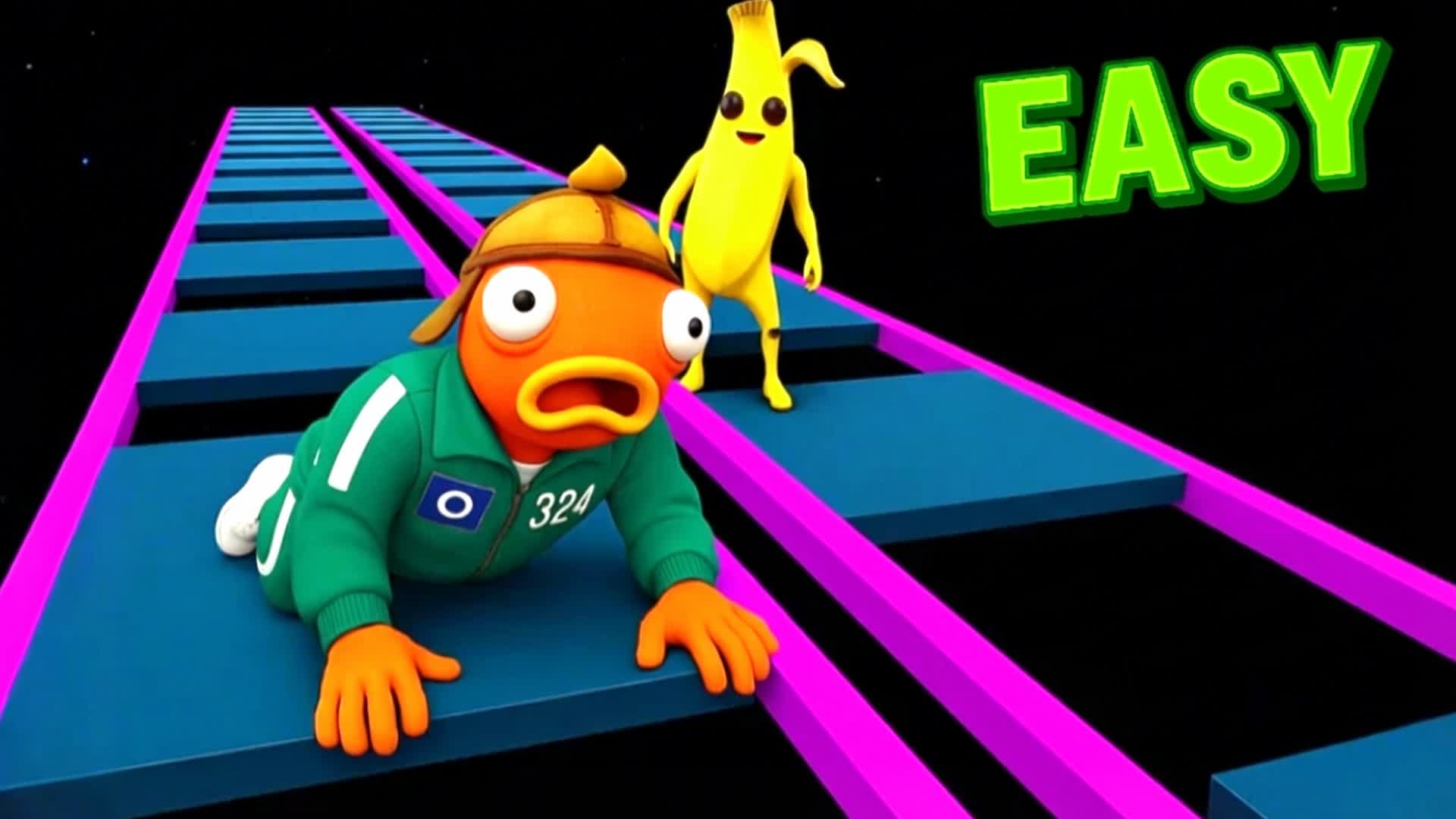 EASY GLASS BRIDGE SQUID GAME