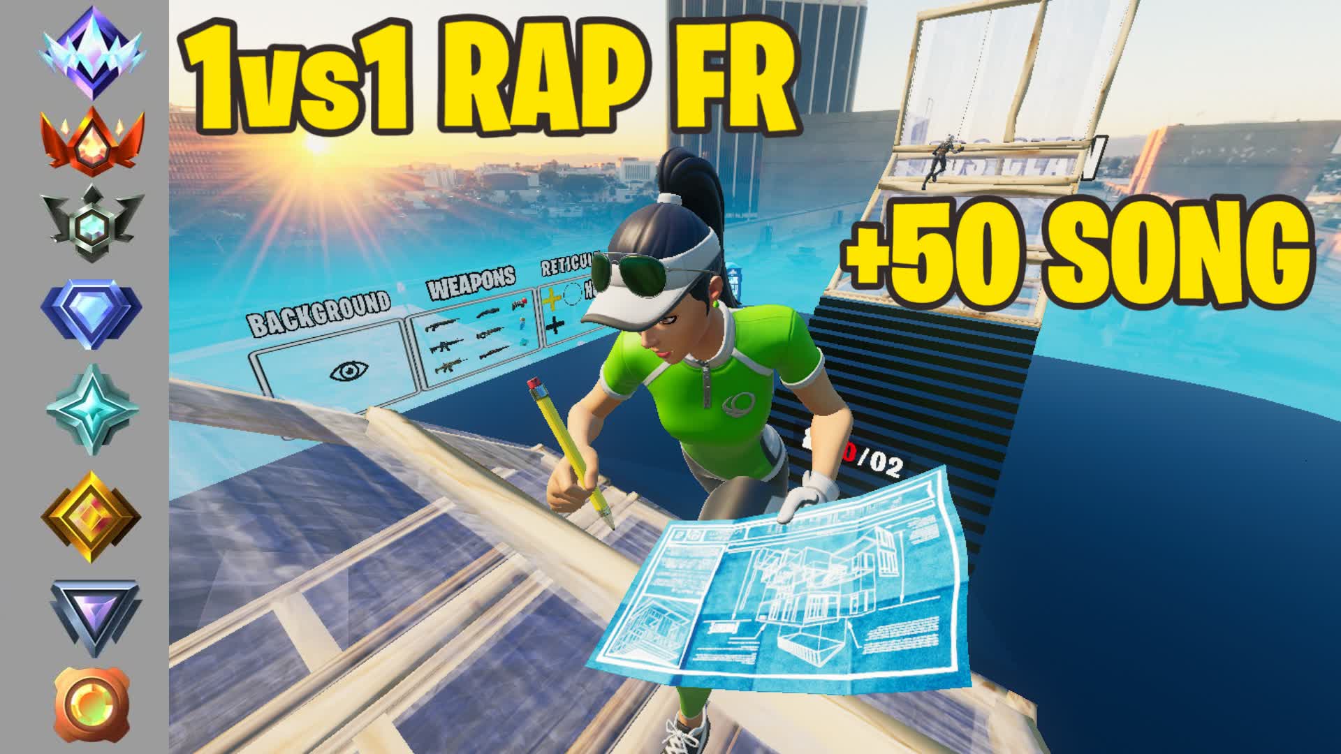 1V1 BUILD FIGHTS RANKED !