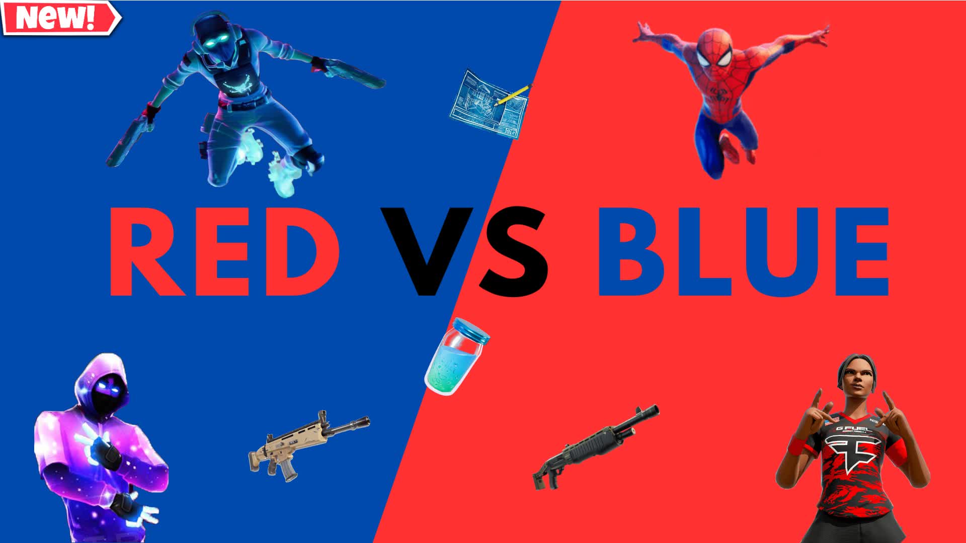 Extreme Red Vs Blue