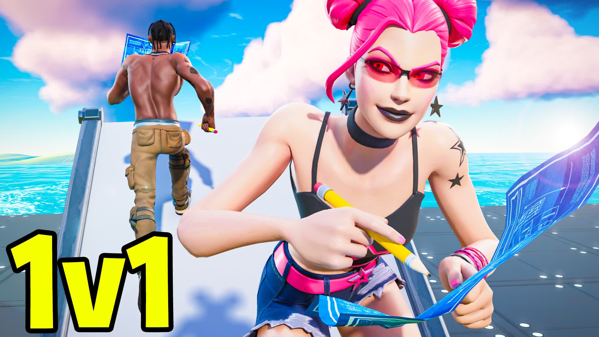 1v1 Build fights