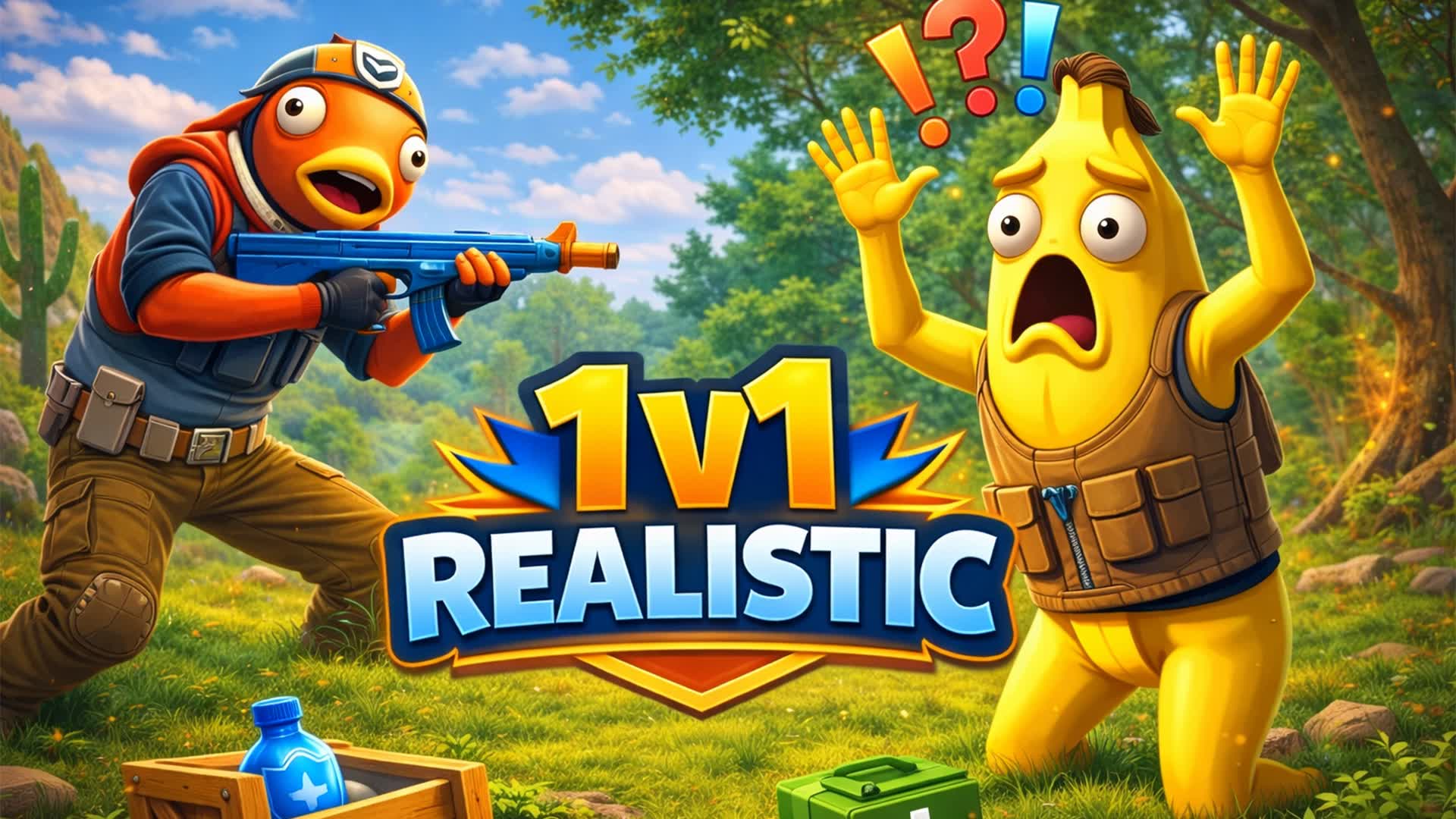 REALISTIC 1V1 ⚡ ALL GUNS