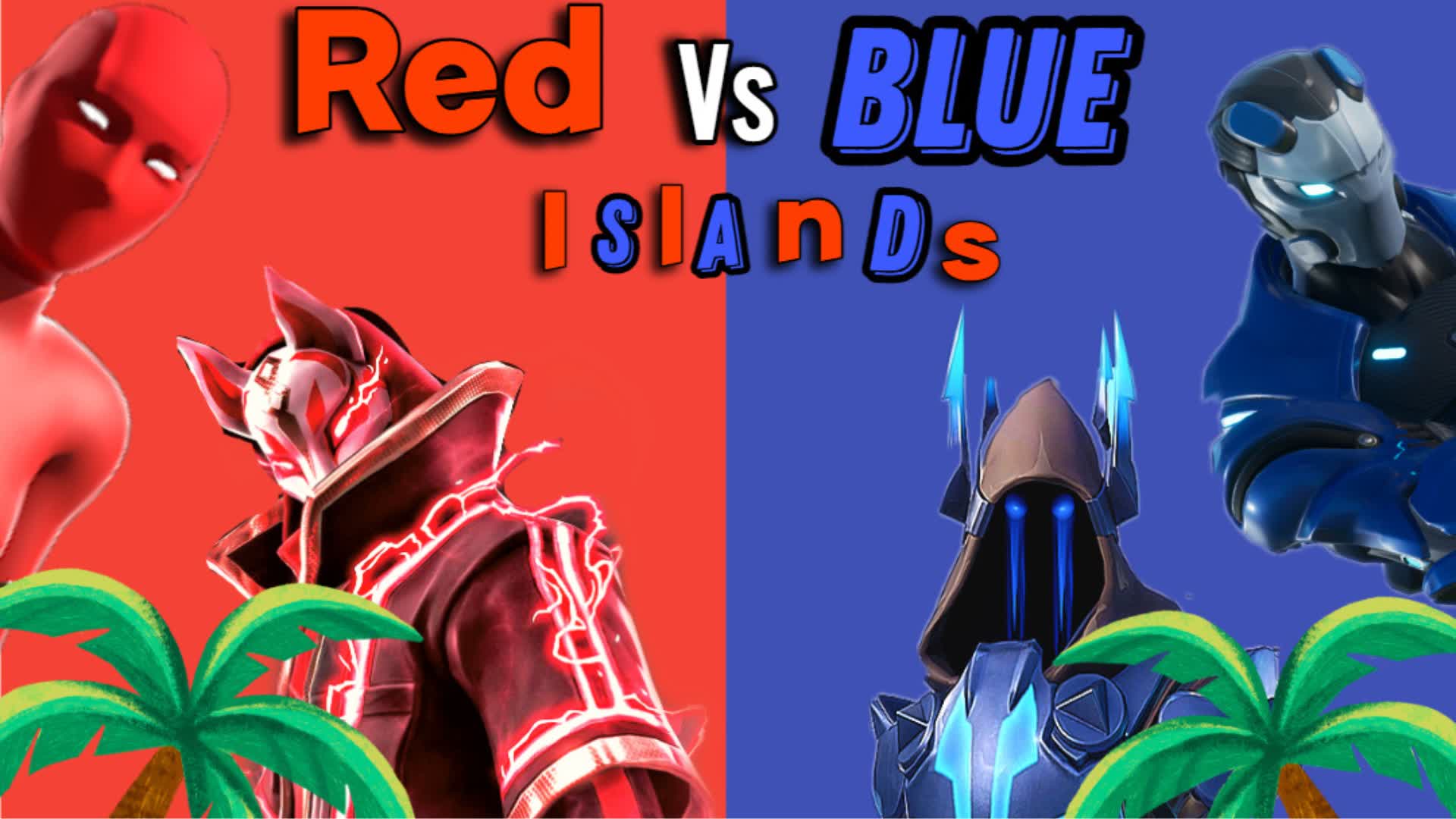 Red vs Blue island wars