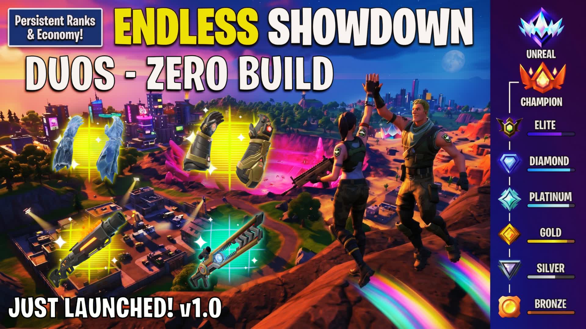 🏆 ENDLESS SHOWDOWN: DUOS - ZERO BUILD