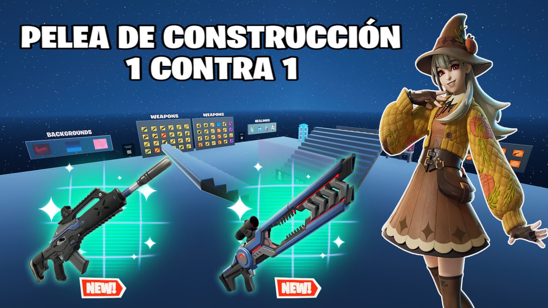 PELEA DE CONSTRUCCIÓN 1 CONTRA 1 !1.0!