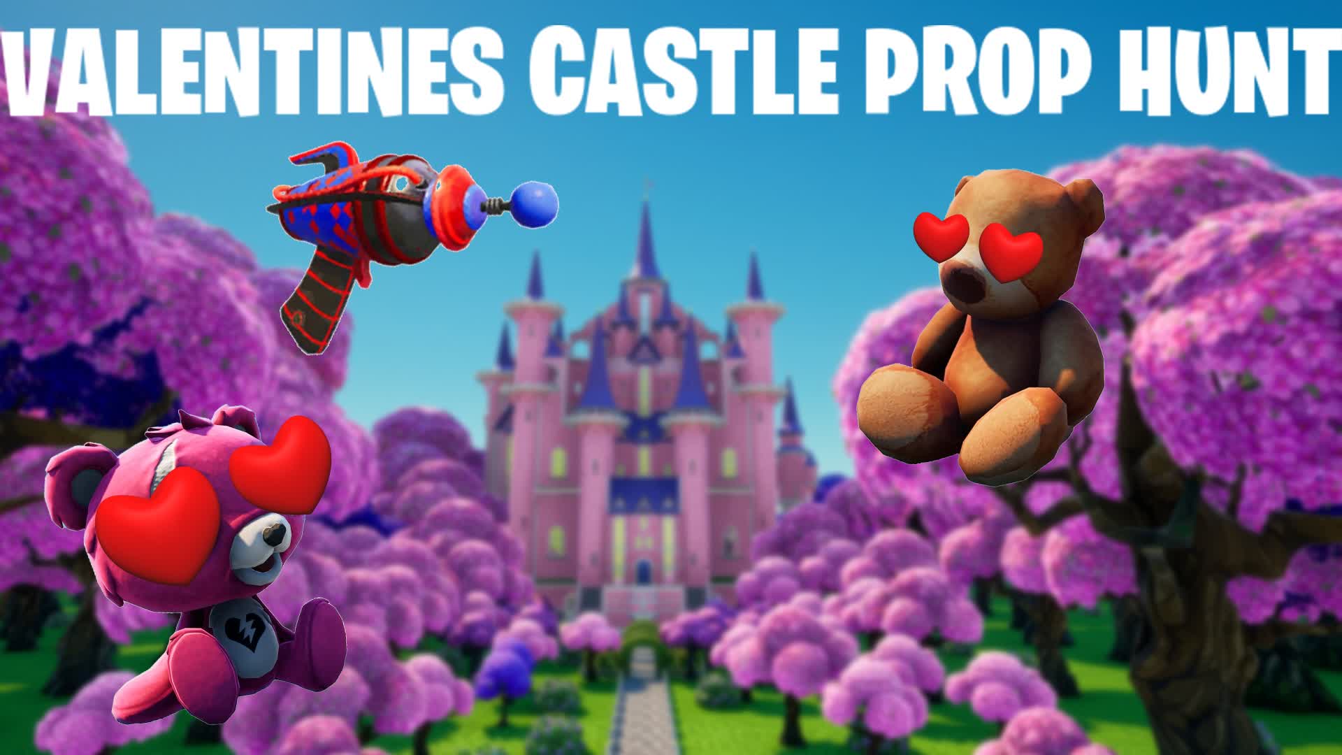 ❤️VALENTINES CASTLE PROP HUNT🧸