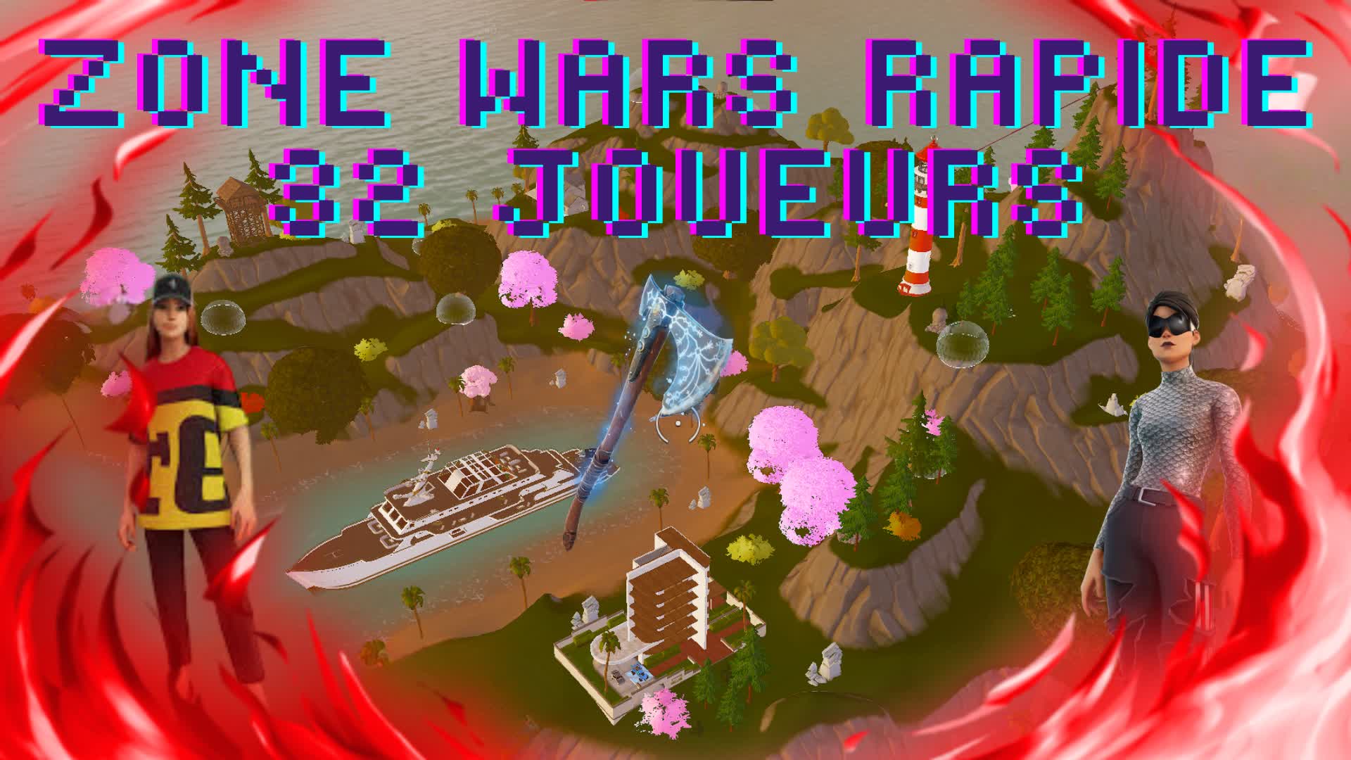 🔥😎zone wars RAPIDE 32 JOUEUR 😎🔥