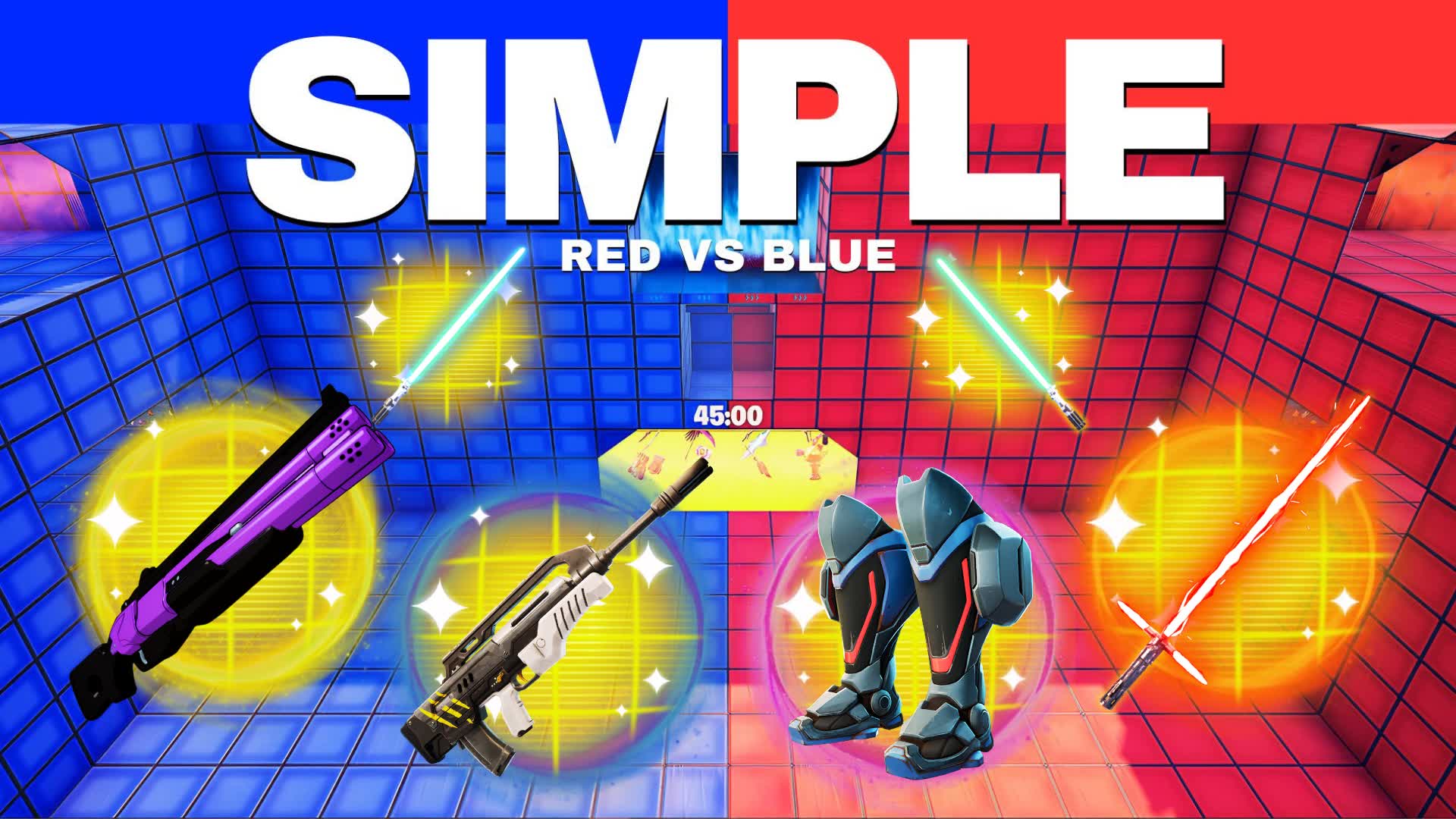 SIMPLE RED VS BLUE 🔴🔵