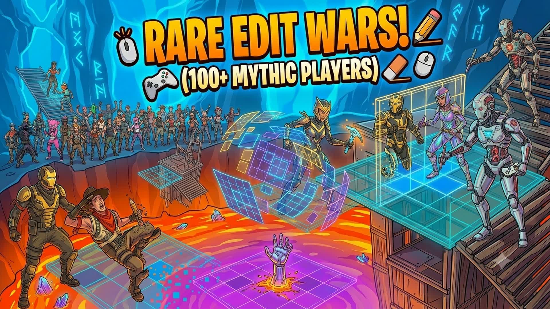RARE EDIT WARS LAVA (40 PLAYERS)