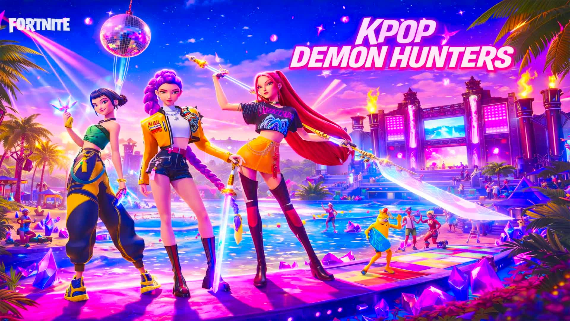 KPop Demon Hunters Party Royale