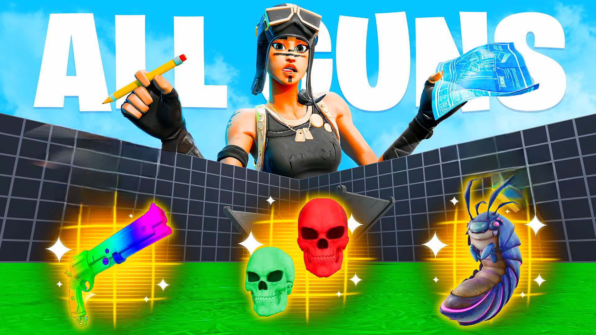 1V1 ALL GUNS & CARS 5386-8967-5943⭐️