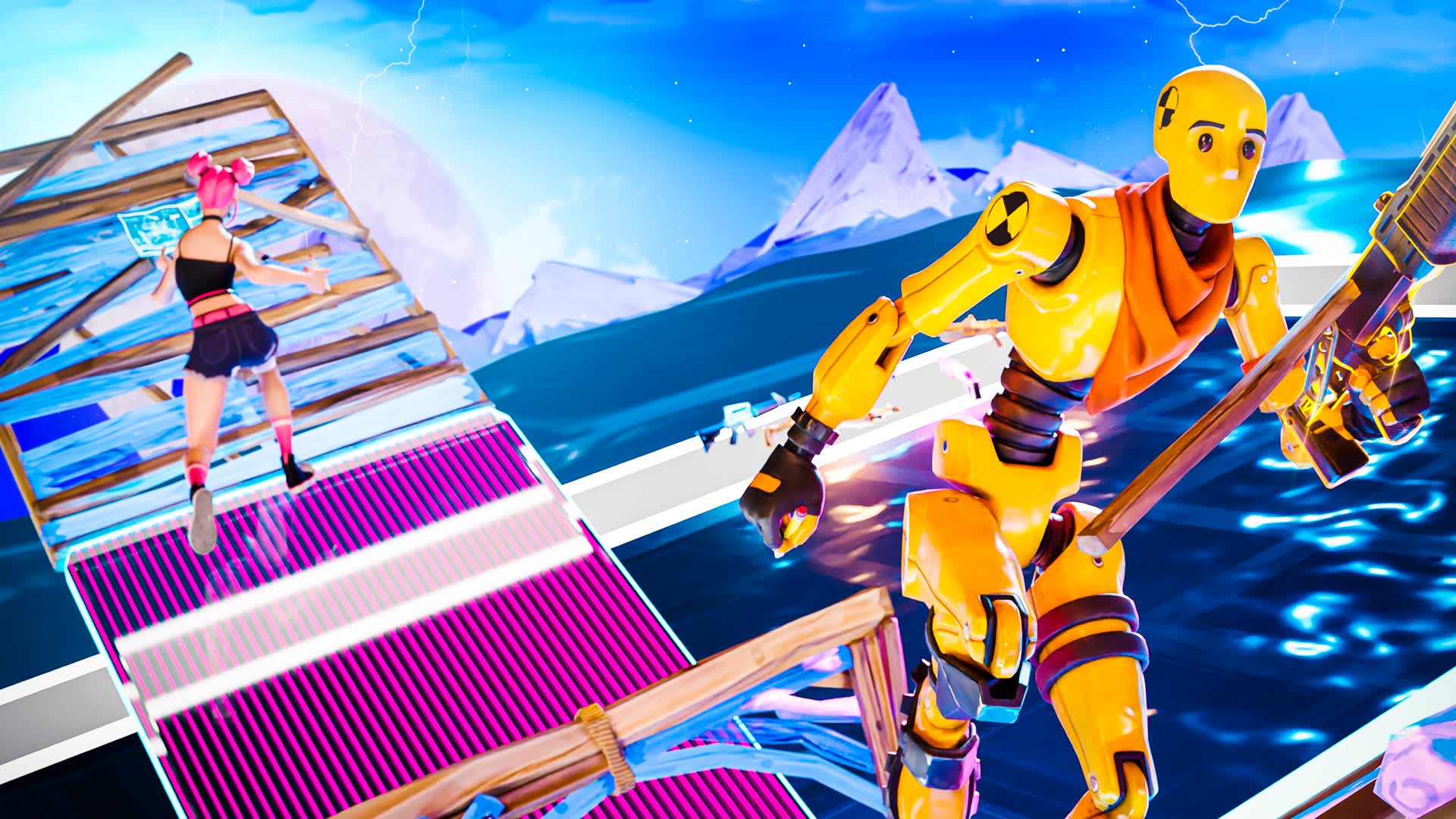1V1 BUILD FIGHTS Ruffy 🎯