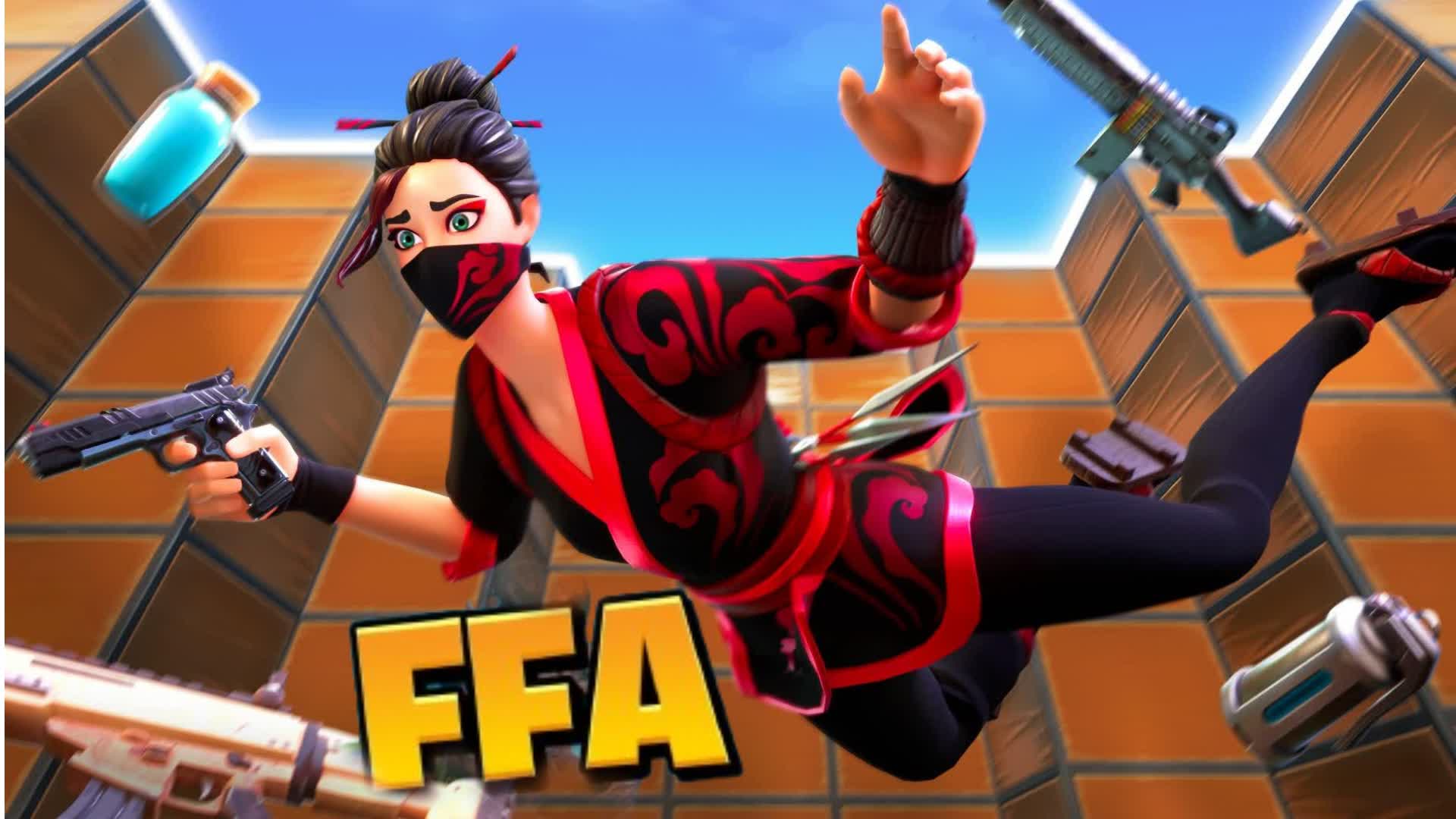ALL Weapons🔫 FFA | HUGE CITY
