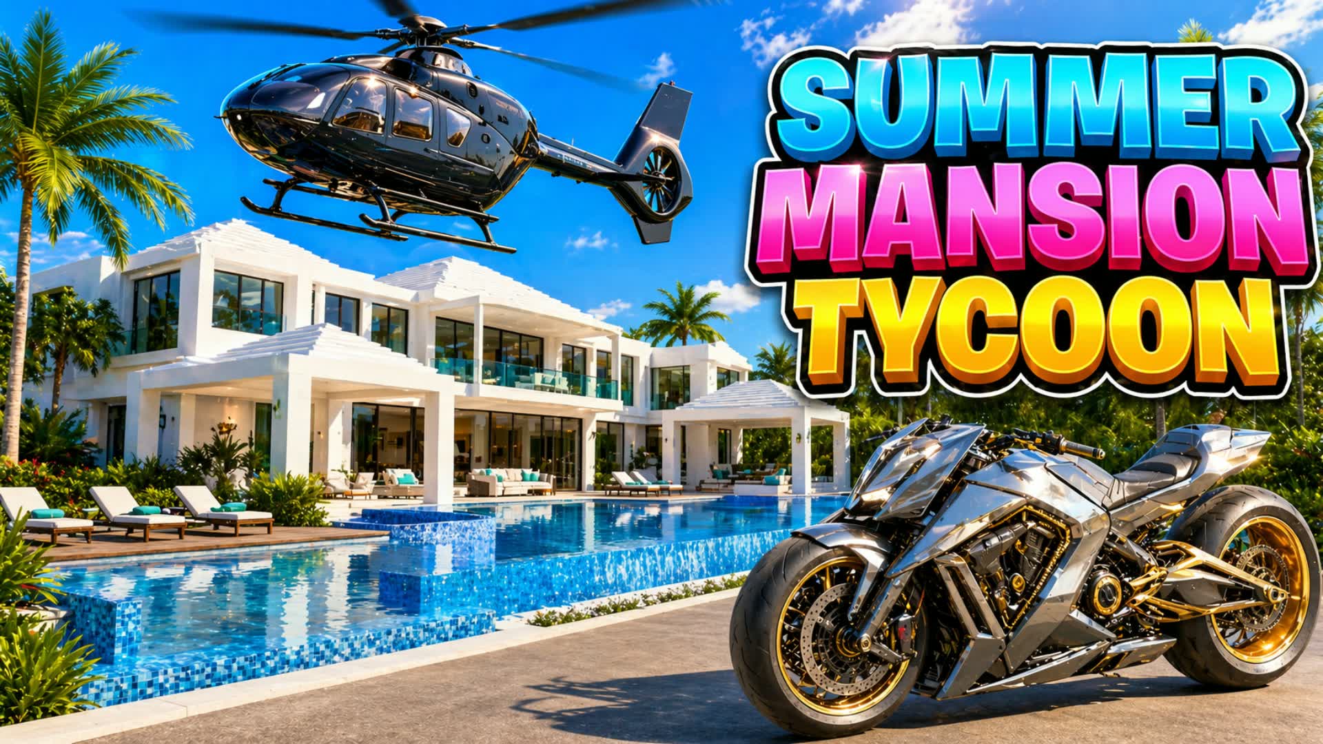 🏠 SUMMER MANSION TYCOON 🎵 [FASHION]