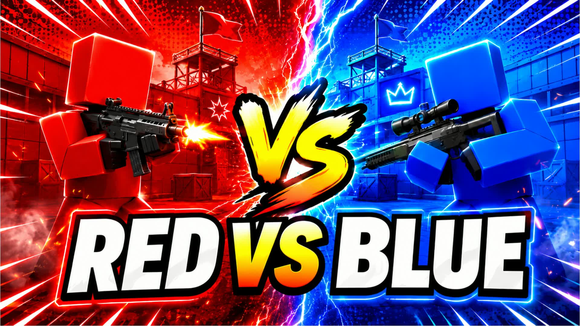 GOATED RED VS BLUE 🔴🔵PRIME GAMES