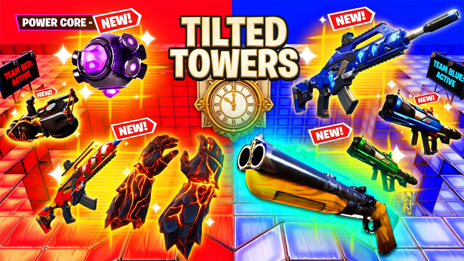 rvb🔴vs🔵TILTED TOWER