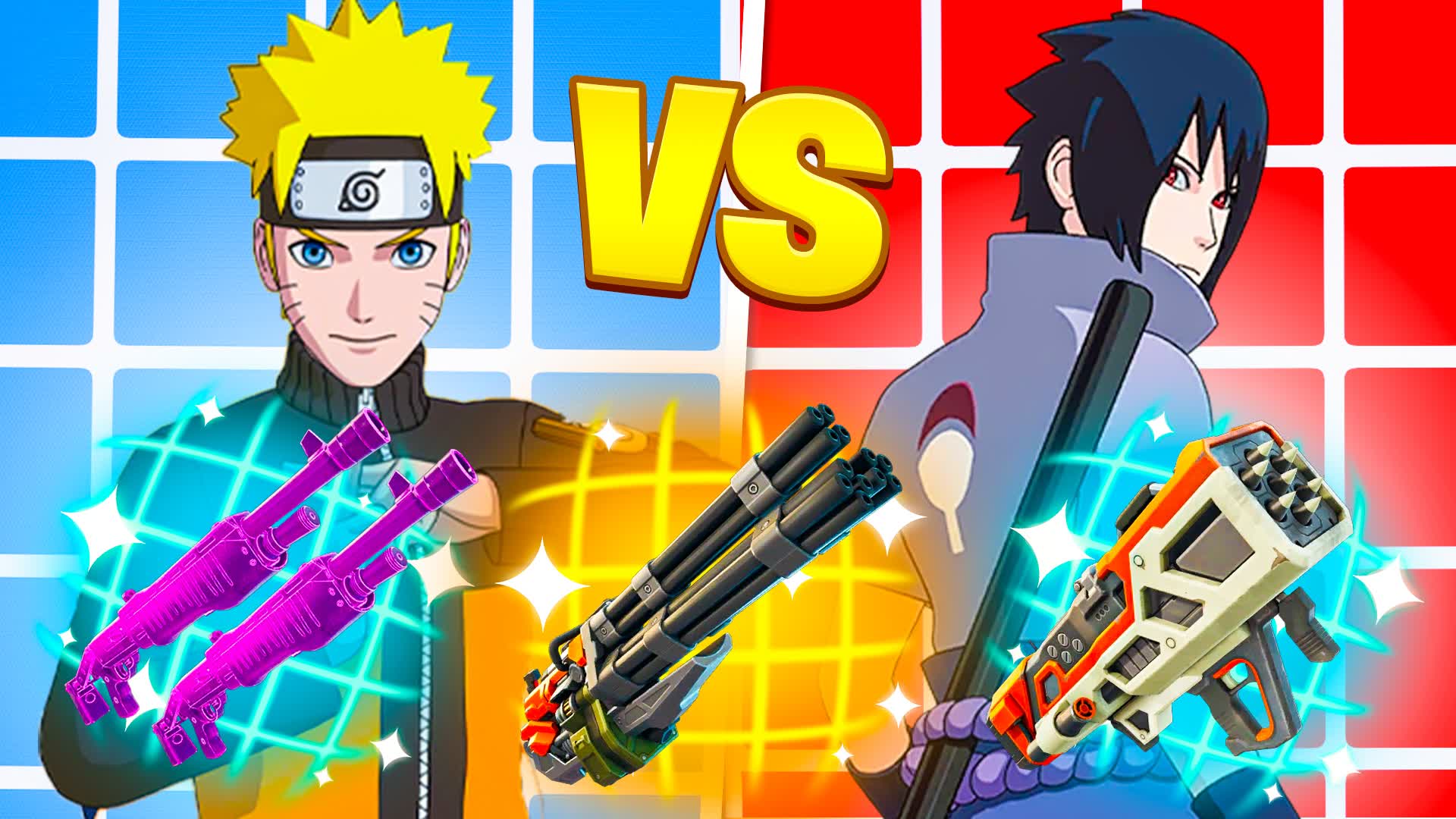 🔴🔵CRAZY ANIME RED VS BLUE 🔴🔵
