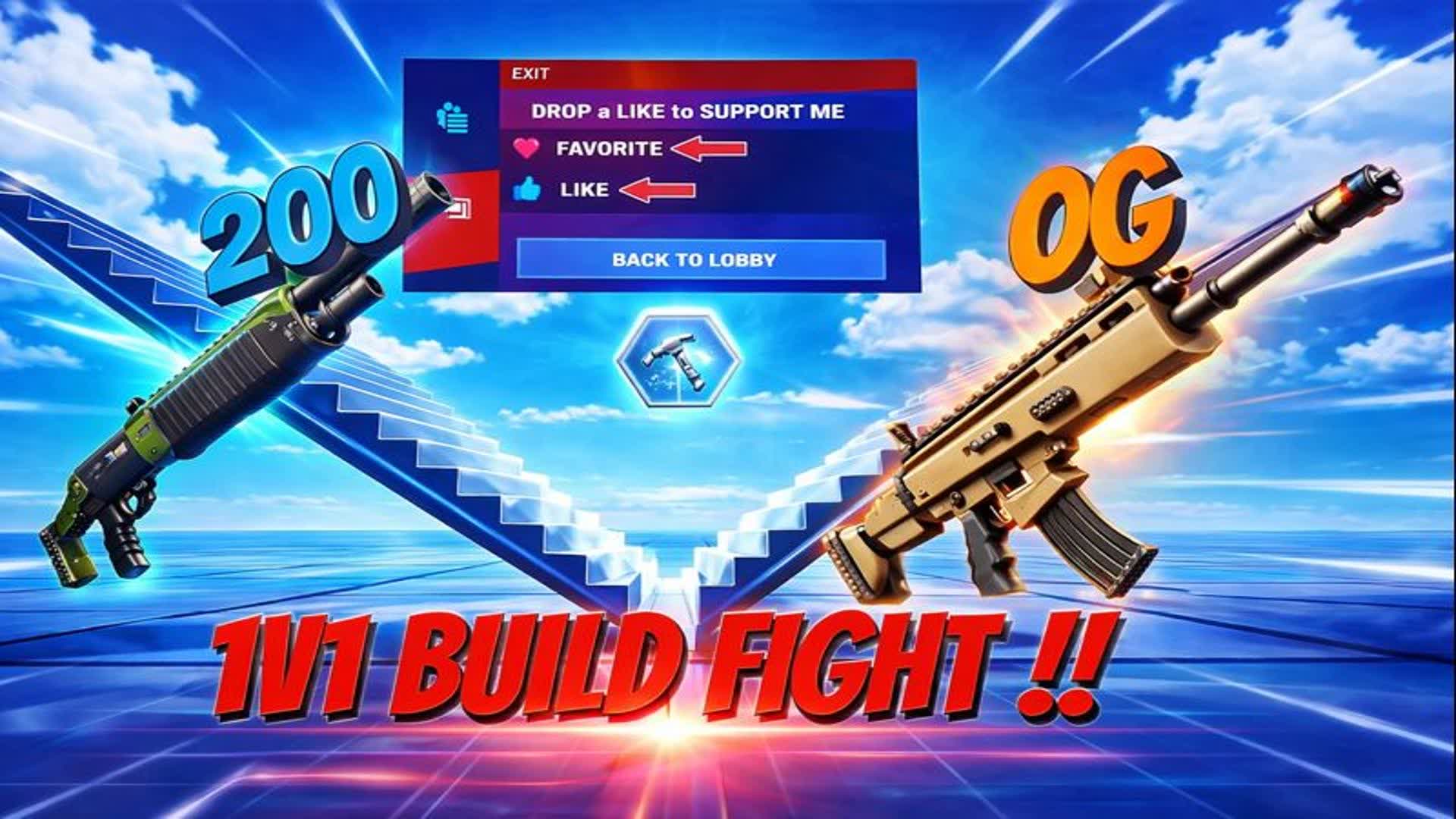 1vs1 build fight [ luminos x layzzox ]