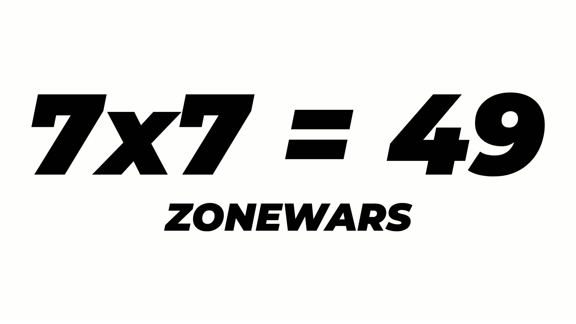 ULTRA 7X7=49 ZONEWARS🏆