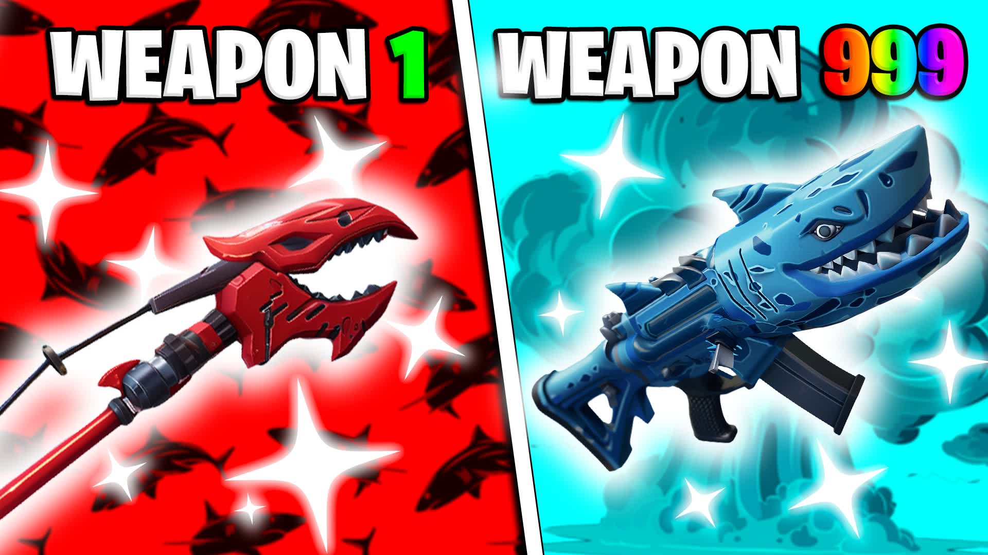 🦈SHARKS GUN GAME🦈ONE SHOT FPS👁️FFA