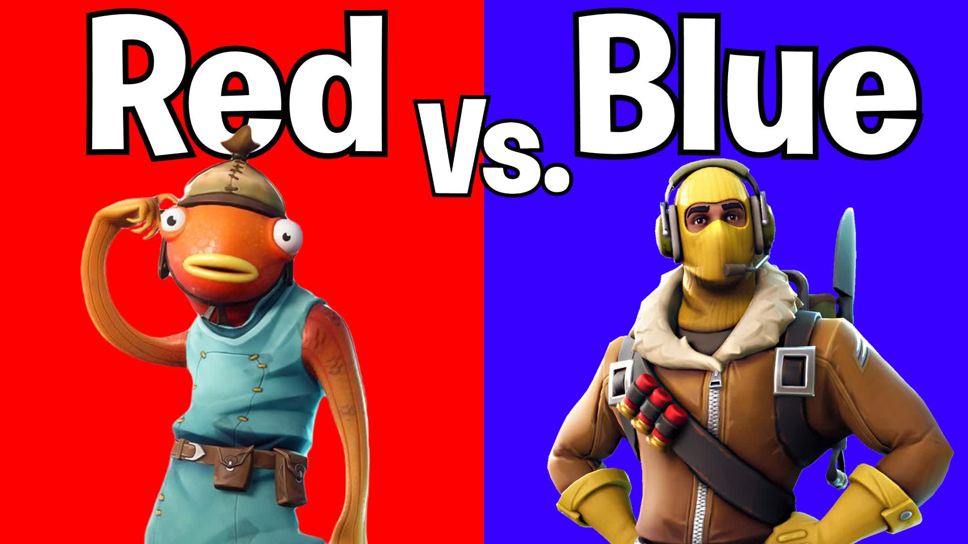 🔴BIG Red VS Blue!🔵