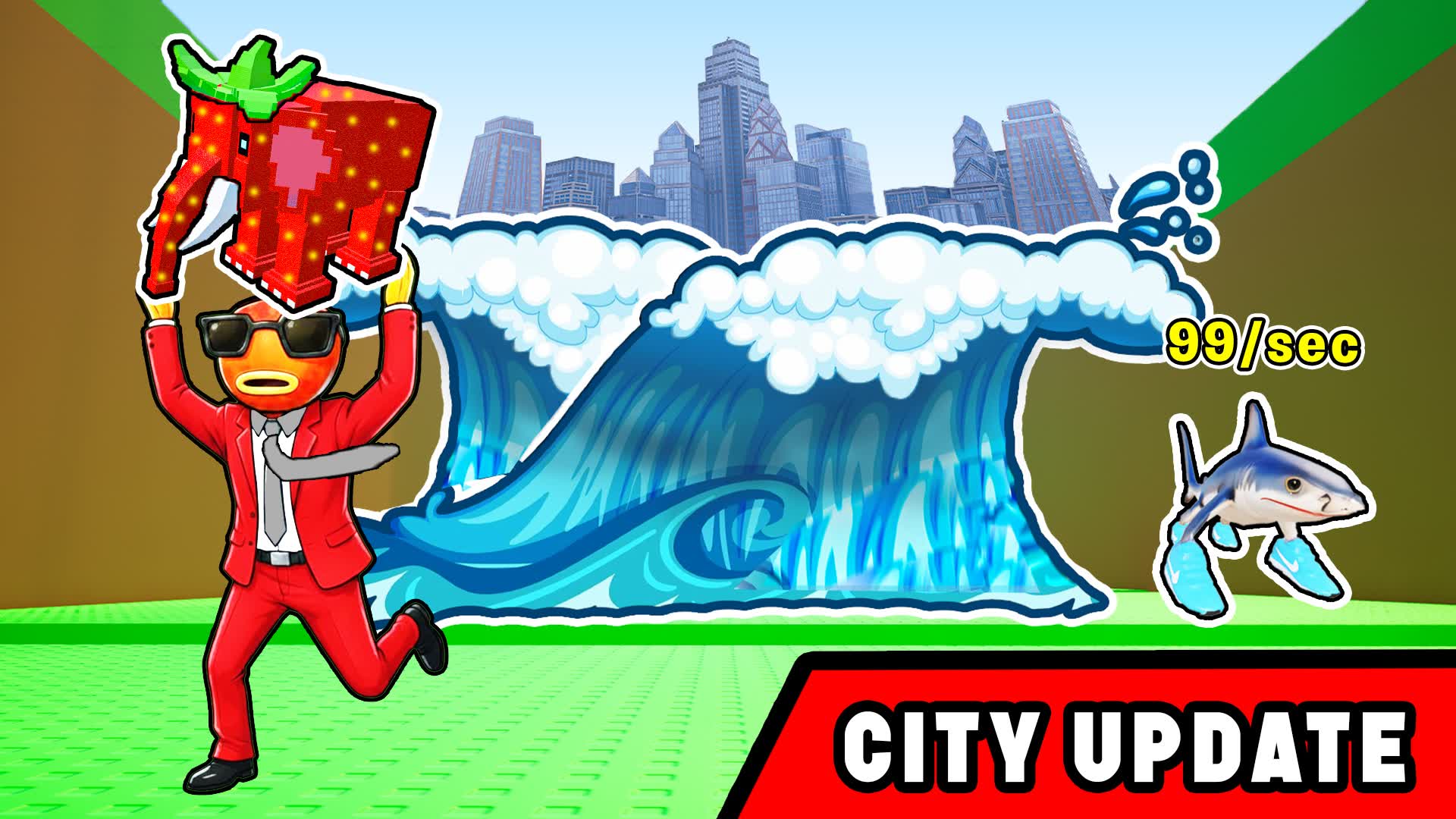 TSUNAMI IN GRAND CITY BRAINROTS