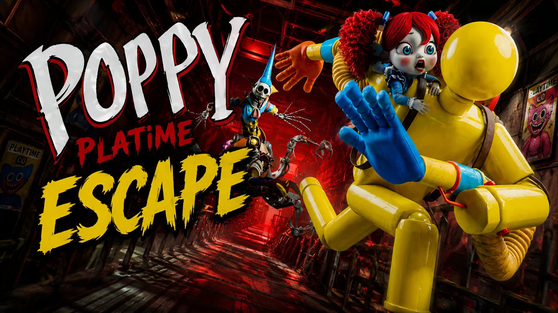 ESCAPE POPPY PLAYTIME HUGGY [HORROR]