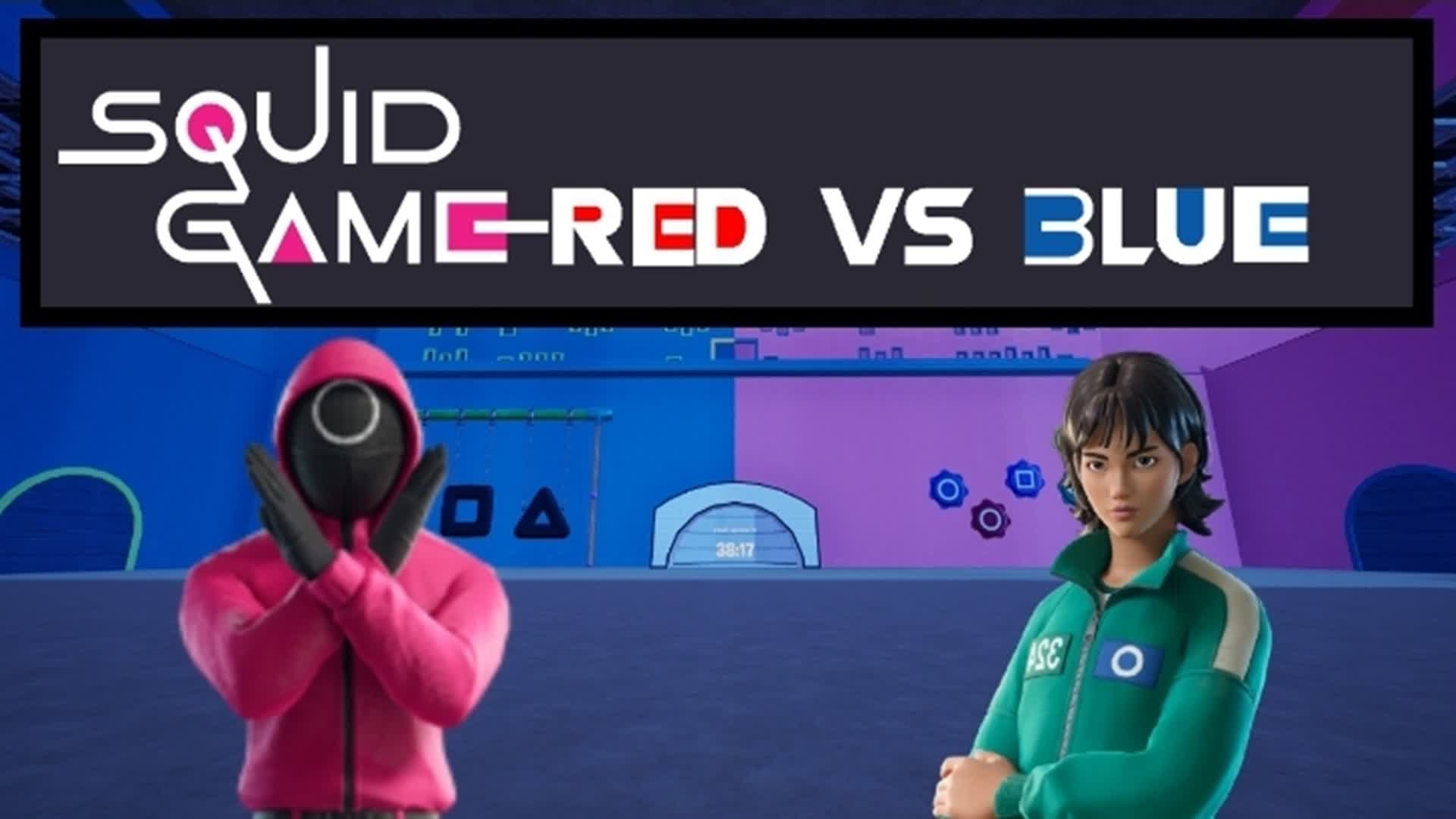 Squid Game Red Versus Blue