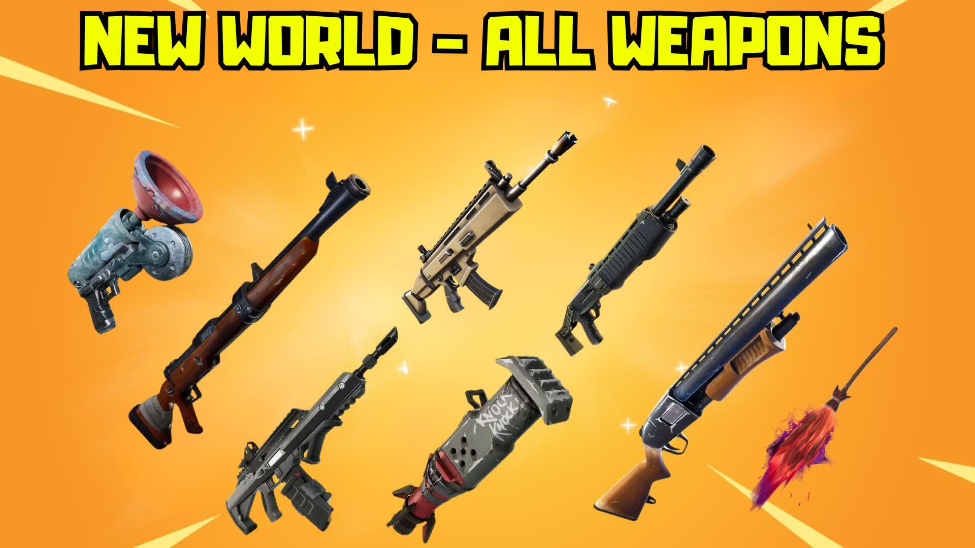 😱NEW WORLD - ALL WEAPONS