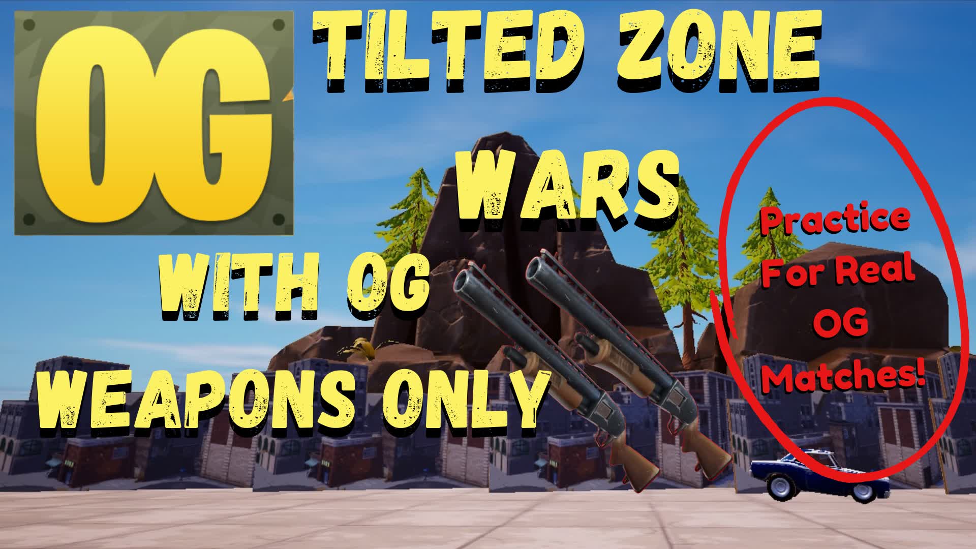 tilted zone wars og weapons only