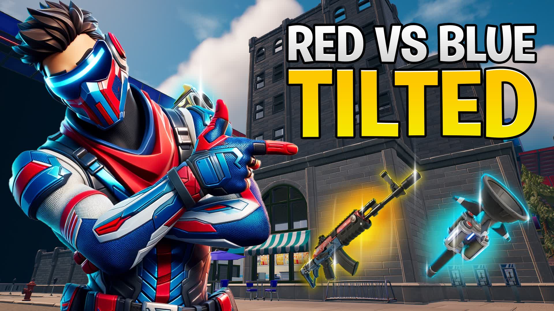 RED VS BLUE TILTED 🔴🔵