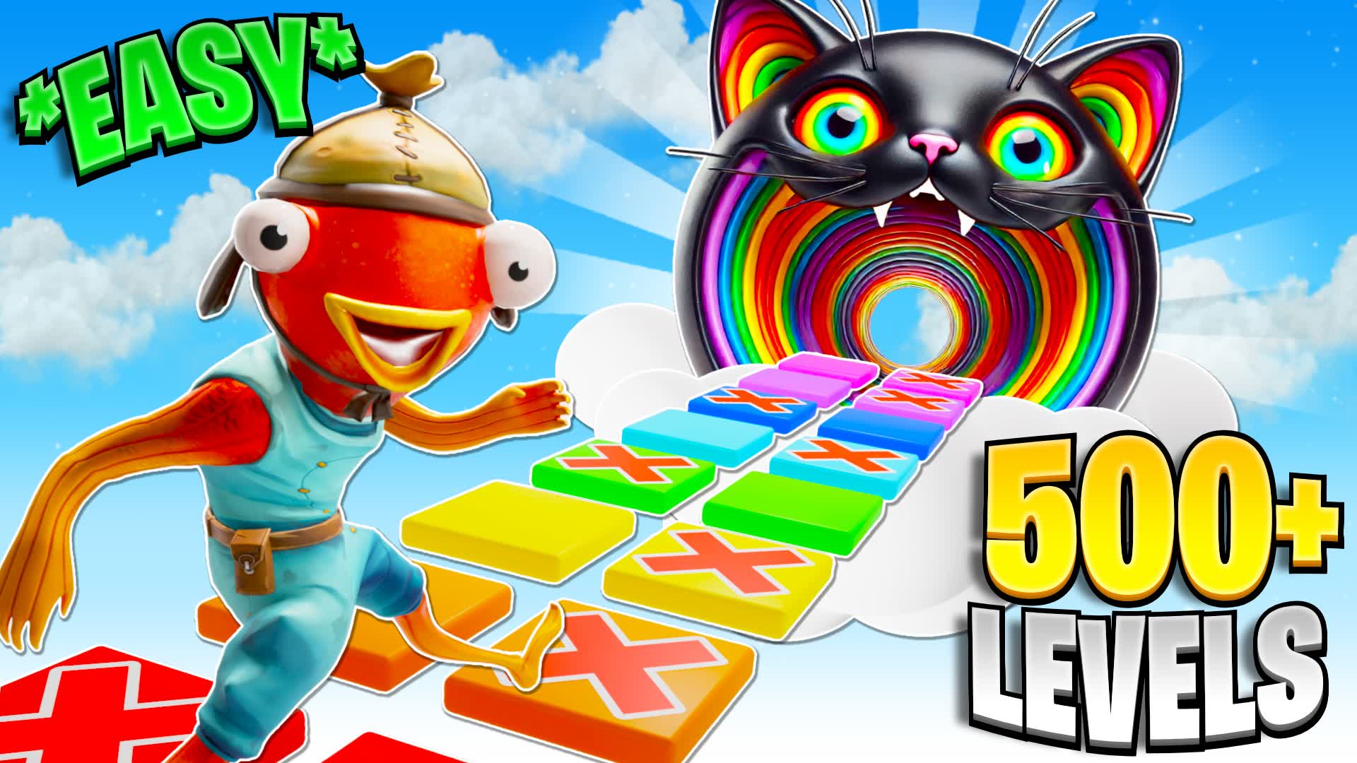 🌈EASY 500+ LEVEL OBBY PARKOUR✨
