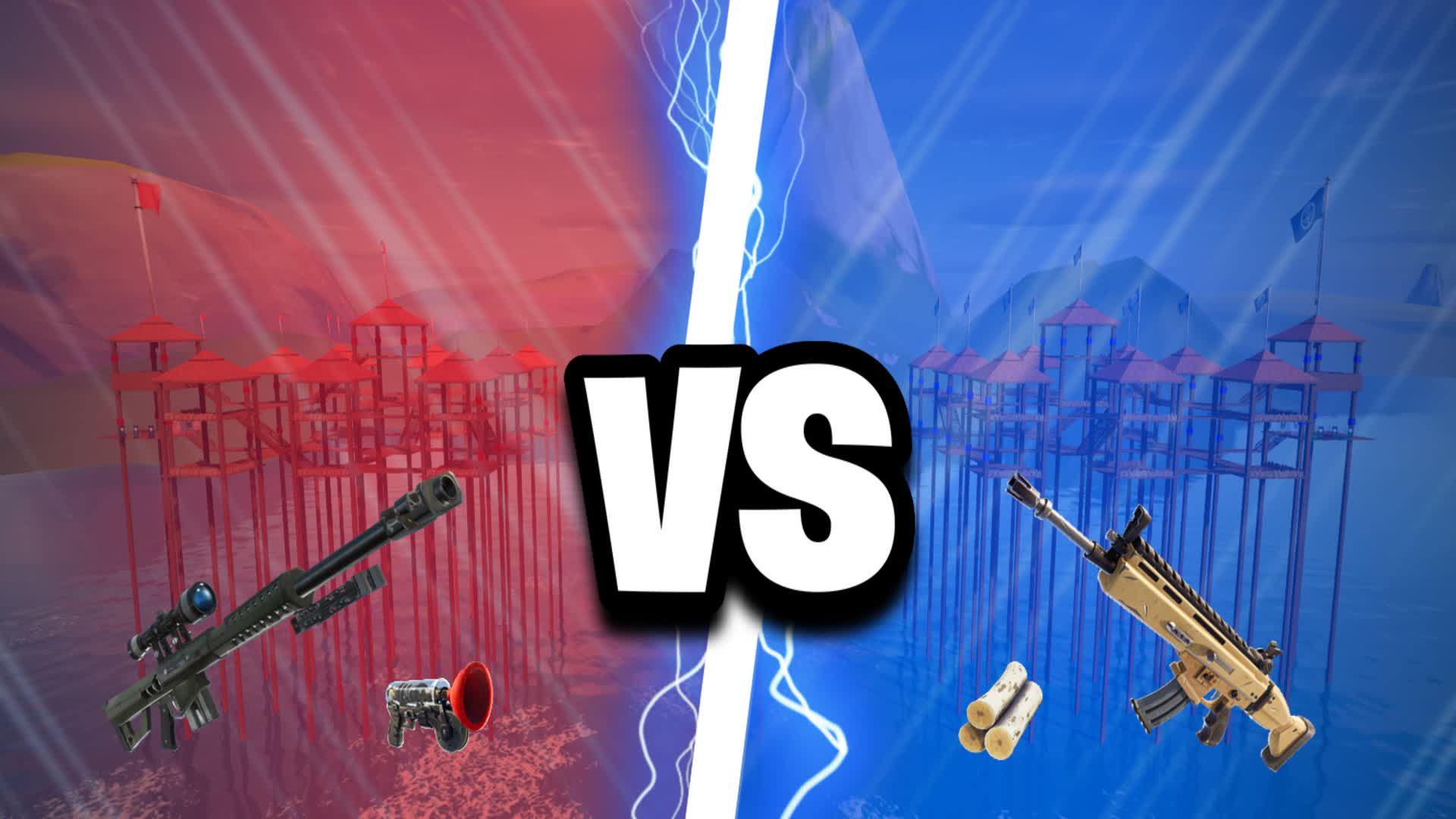 THE TOWER RED VS BLUE 🔴🔵