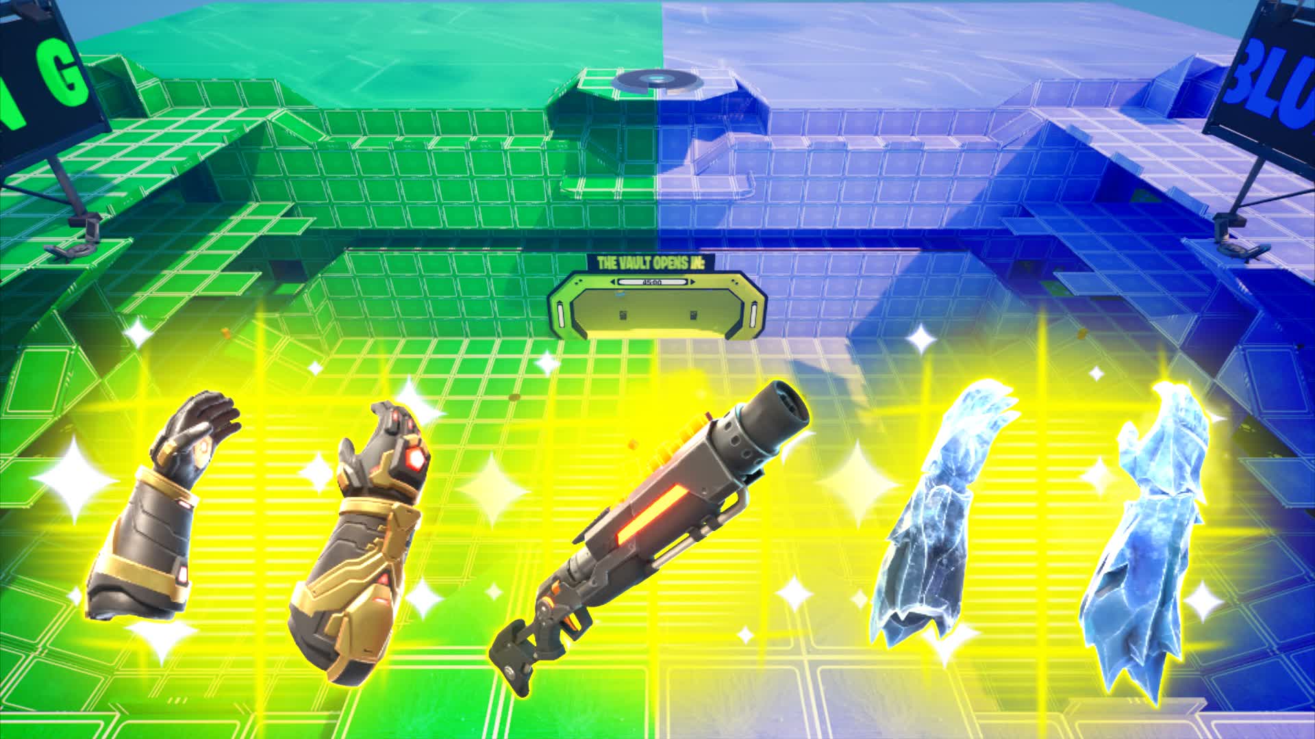 MAXIMUM GREEN VS BLUE