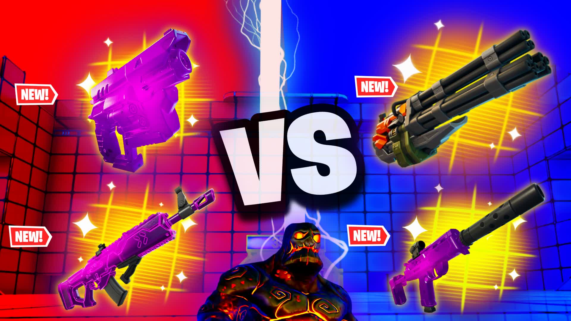 RED VS BLUE 🔴🔵 CREATURES👹