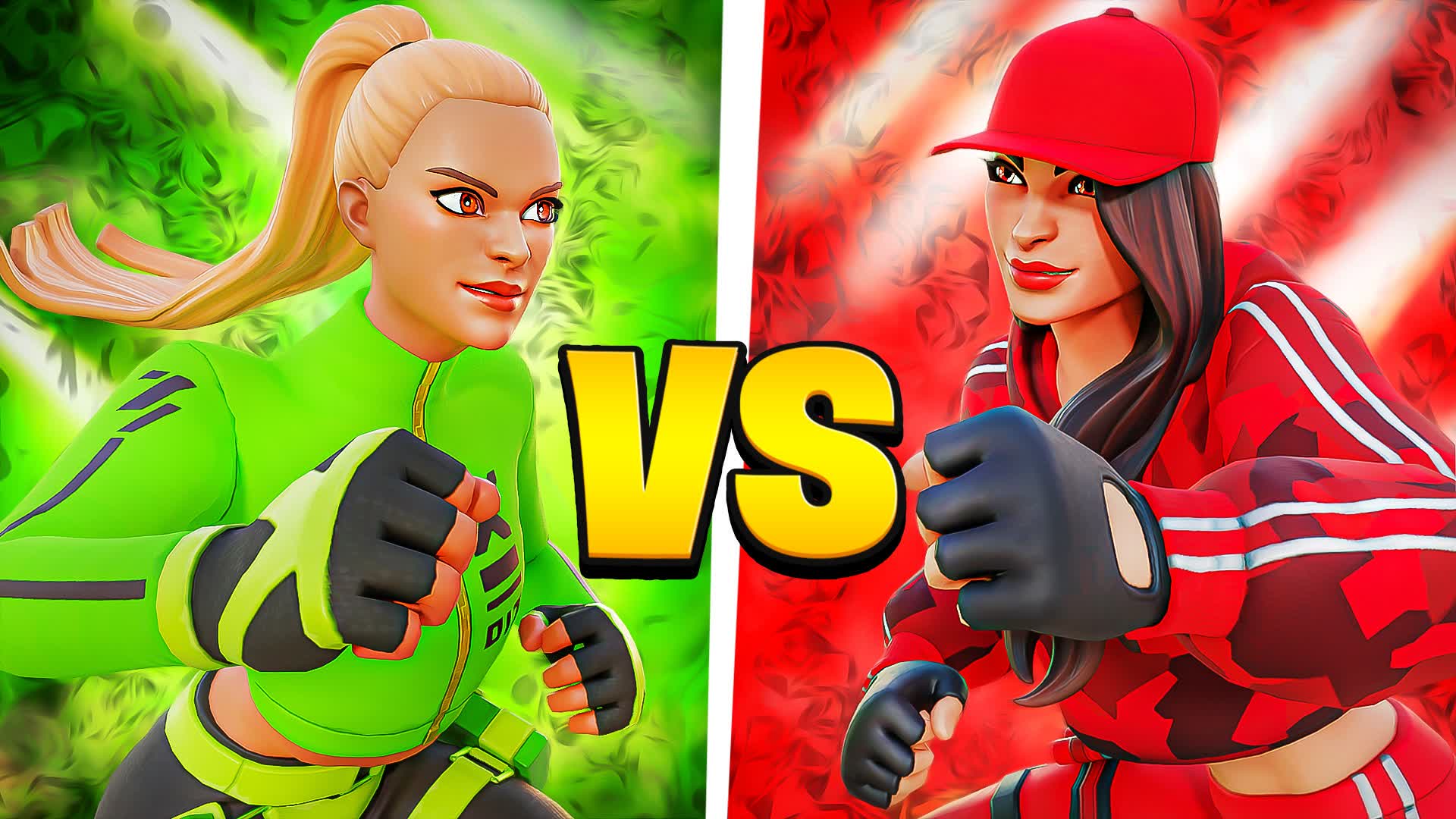 🍏Green VS Red💯 RUMBLE
