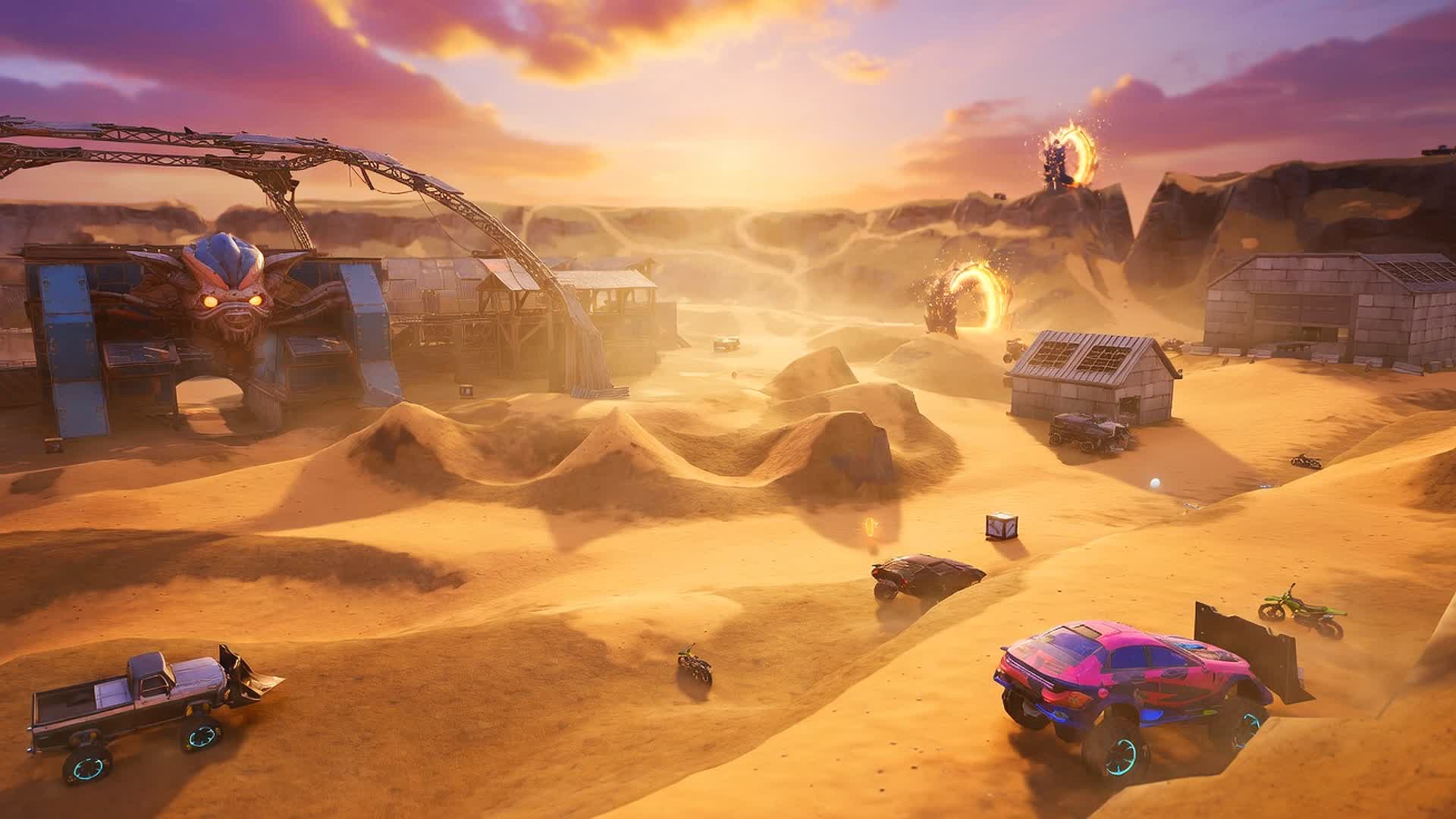 Dirt Bike Wrecked Sandpit