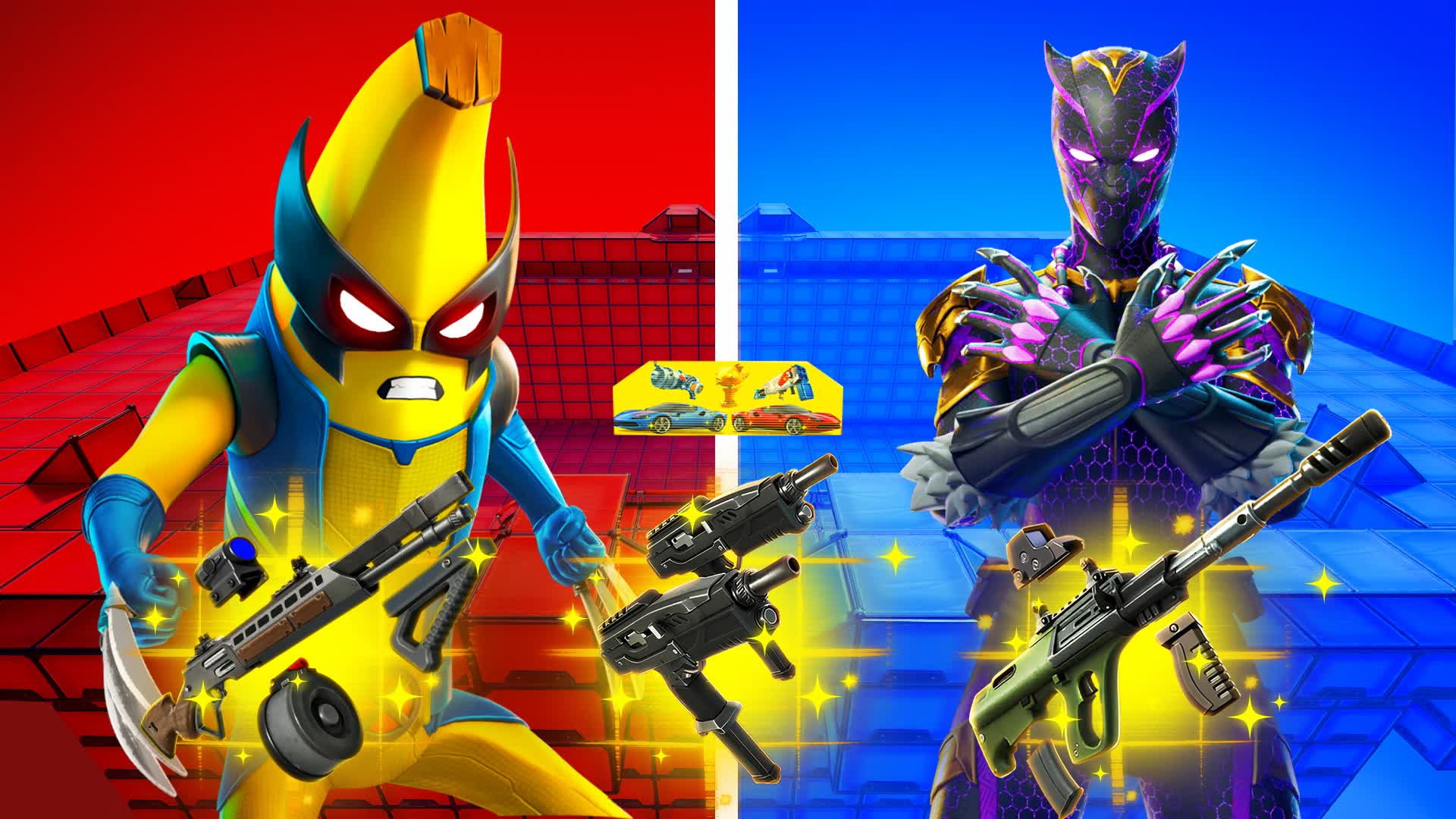 HEROES RED VS BLUE 🔴🔵