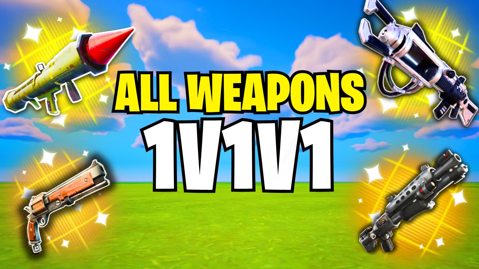 1v1v1 ALL WEAPONS PVP FFA 1v2 2v1 HERO